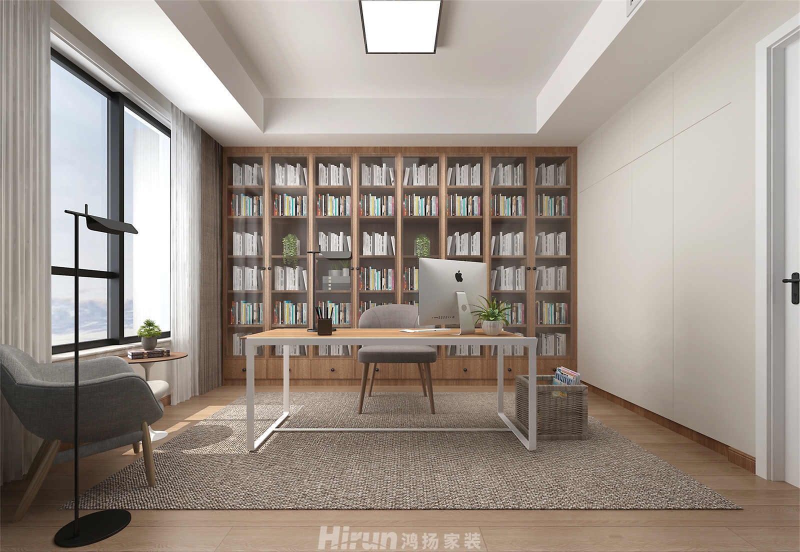 龍湖璟宸原著270㎡北歐之光別墅 裝修案例效果圖-4