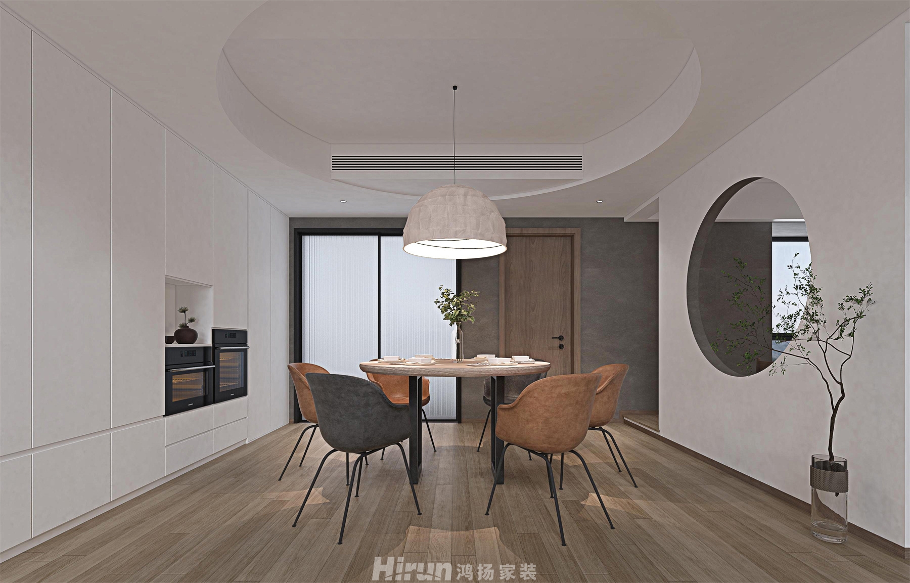 南湖雅苑260㎡藝術(shù)室界復(fù)式 裝修案例效果圖-2