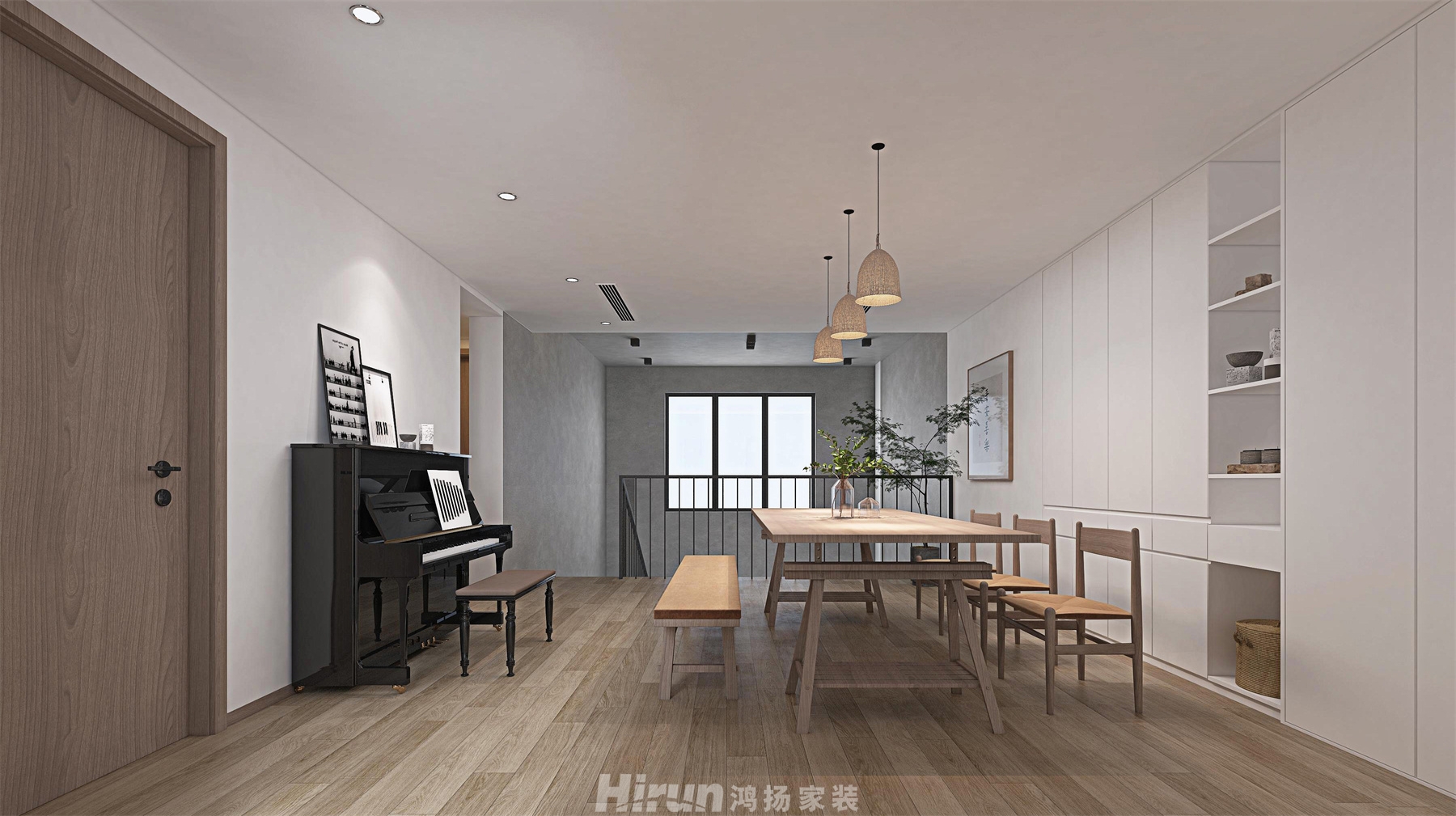 南湖雅苑260㎡藝術(shù)室界復(fù)式 裝修案例效果圖-1