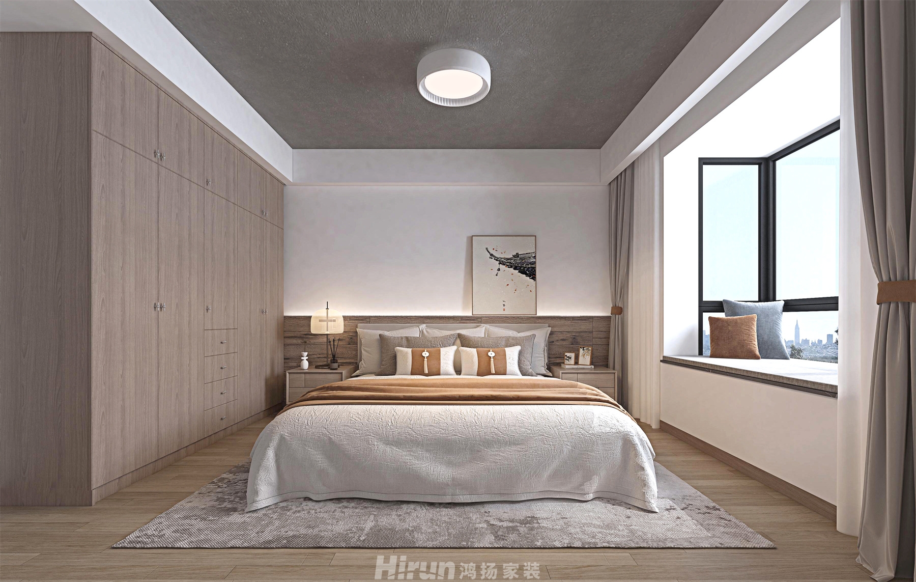 南湖雅苑260㎡藝術(shù)室界復(fù)式 裝修案例效果圖-5