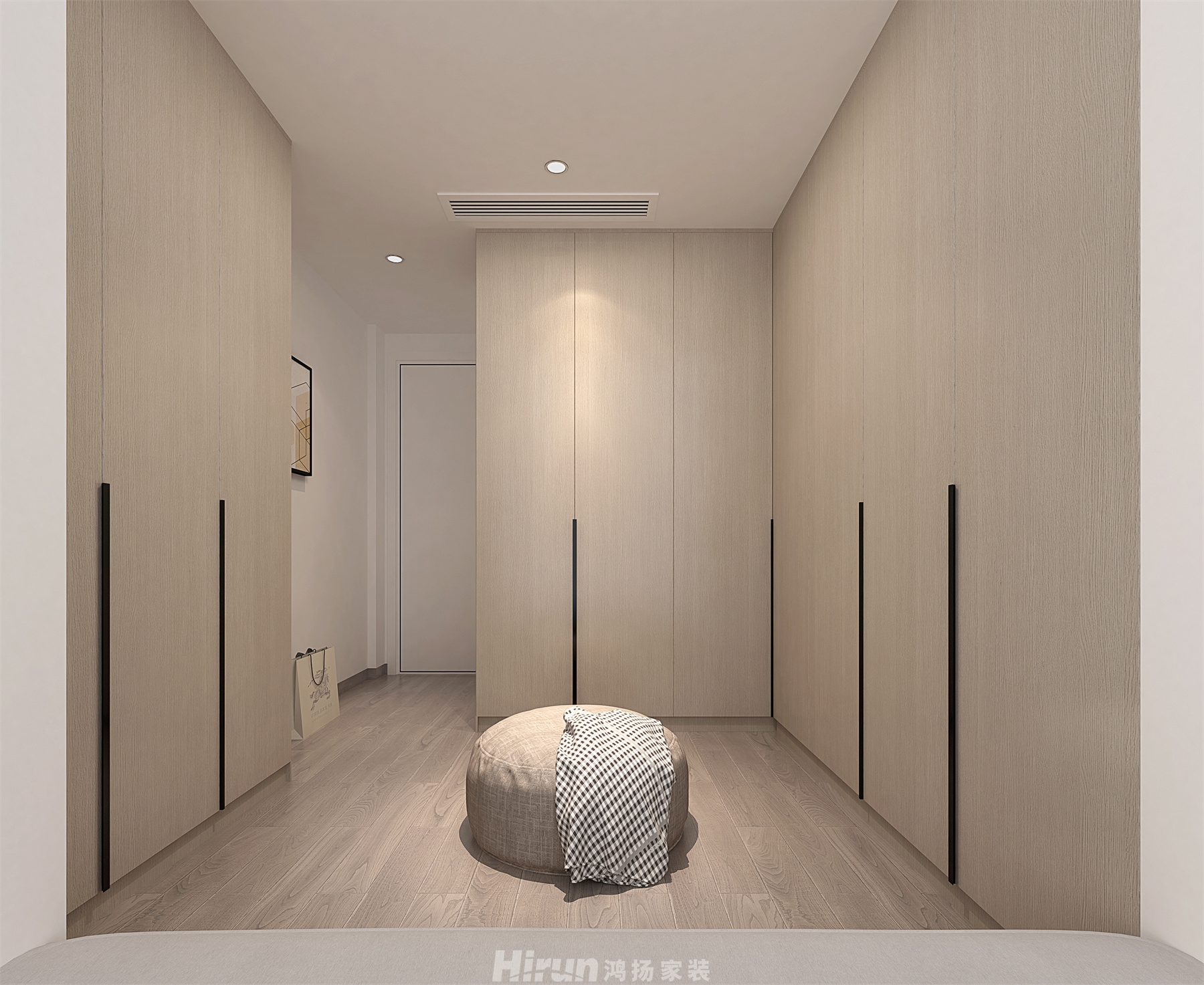 天濟山莊190㎡雅致現代五居室 裝修案例效果圖-6