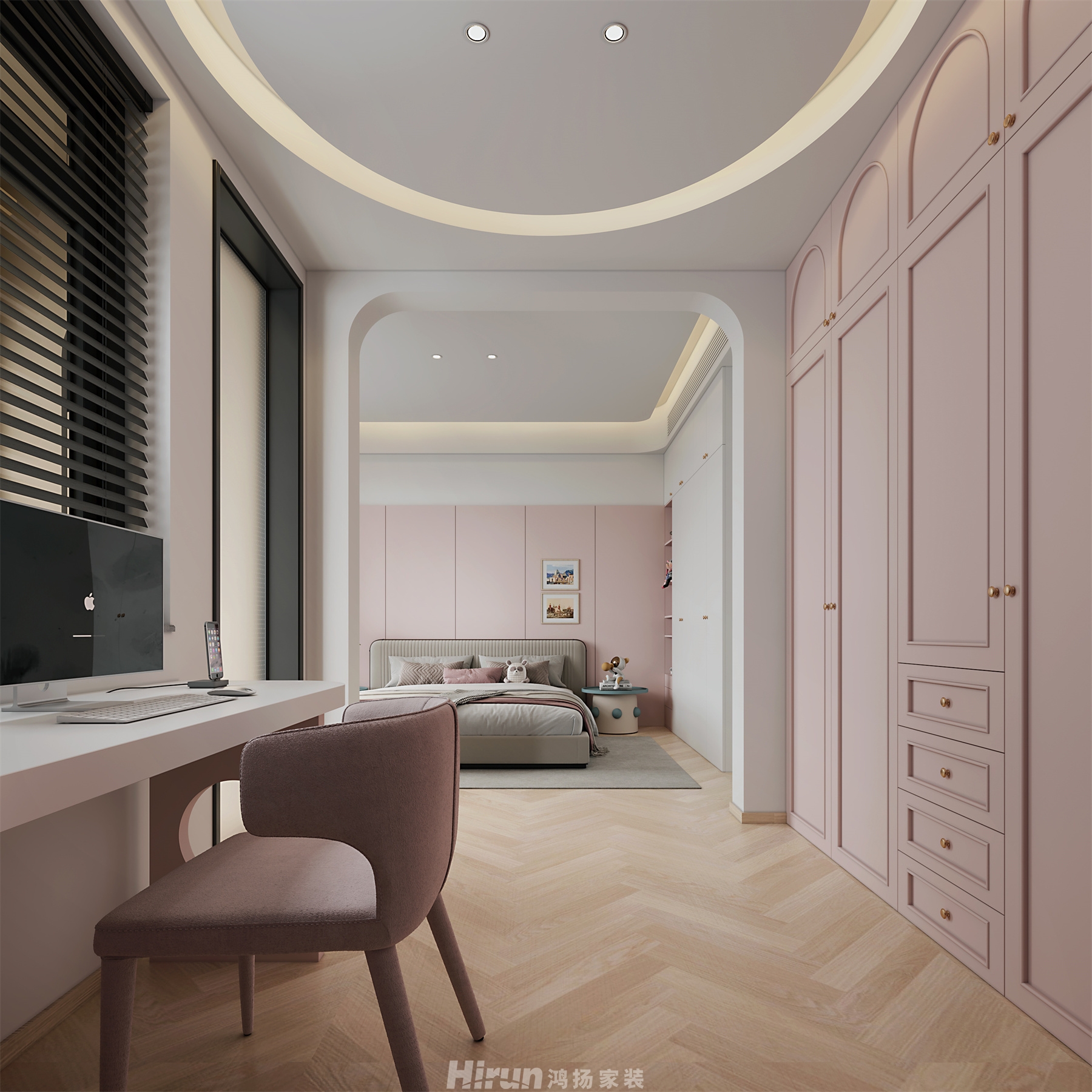 中糧北緯420㎡雅致現代別墅 裝修案例效果圖-12