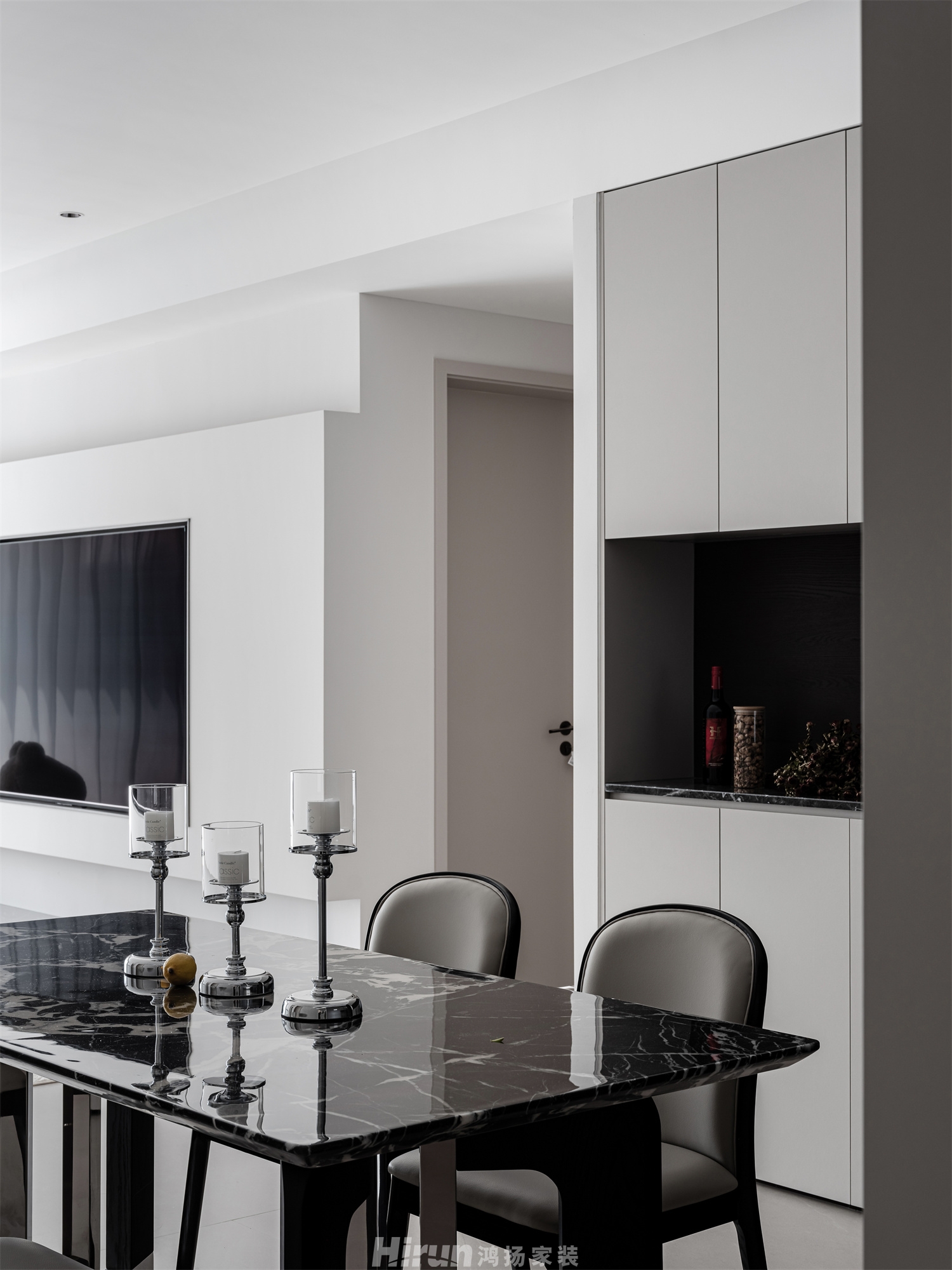 寶能公館140㎡雅致現(xiàn)代四居室 裝修案例實(shí)景圖-3