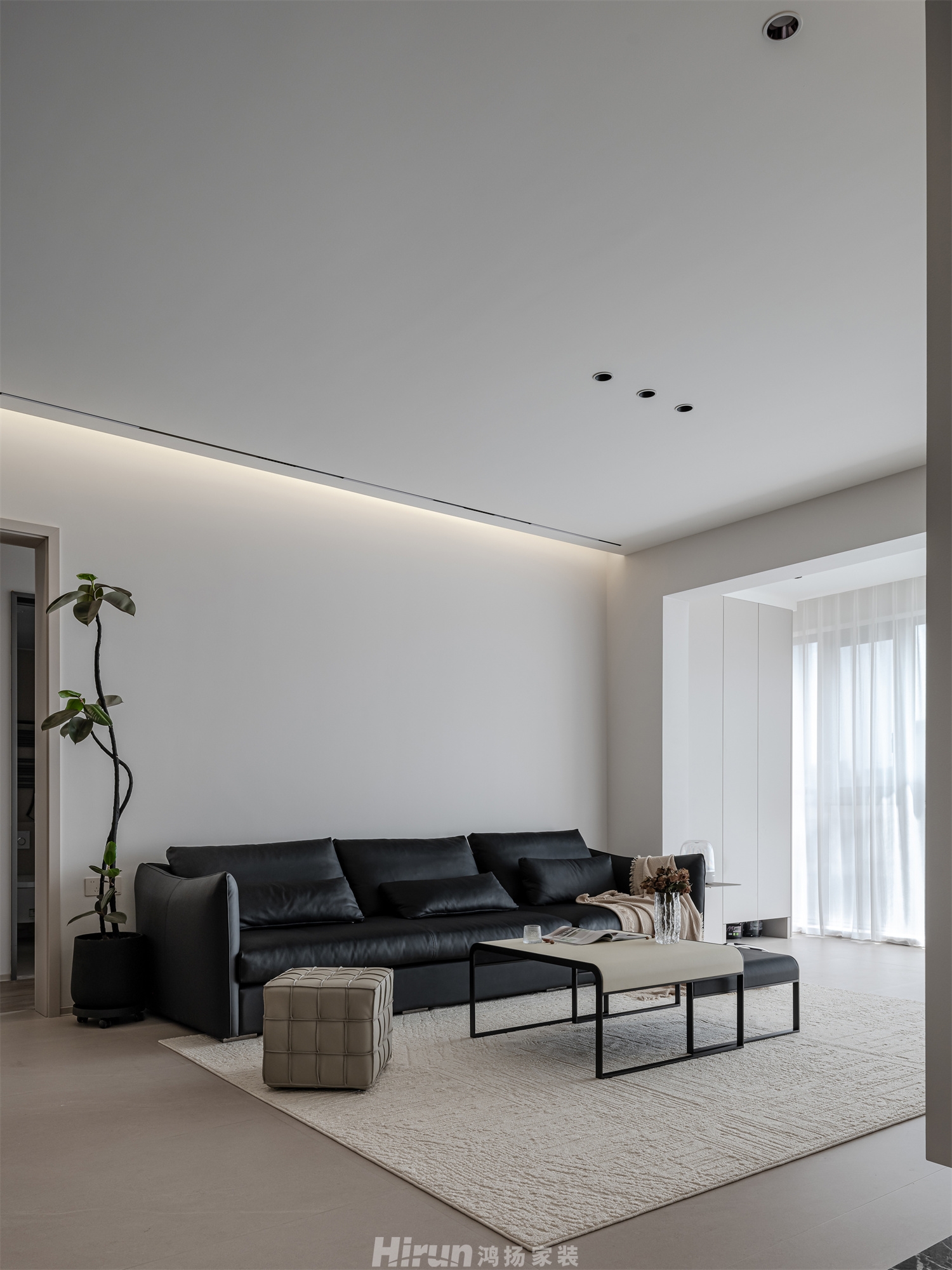 寶能公館140㎡雅致現(xiàn)代四居室 裝修案例實(shí)景圖-16