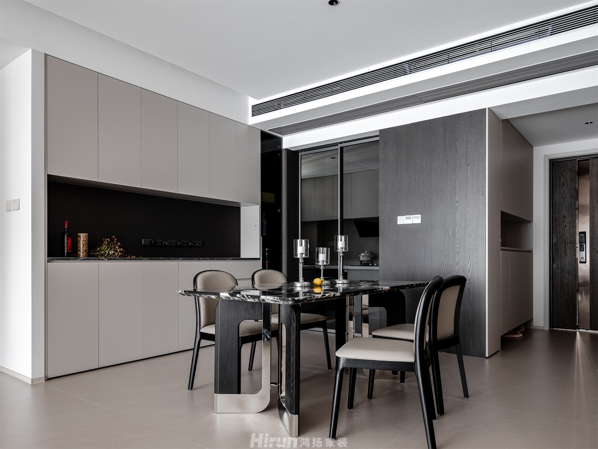 寶能公館140㎡雅致現(xiàn)代四居室 裝修案例實(shí)景圖-7