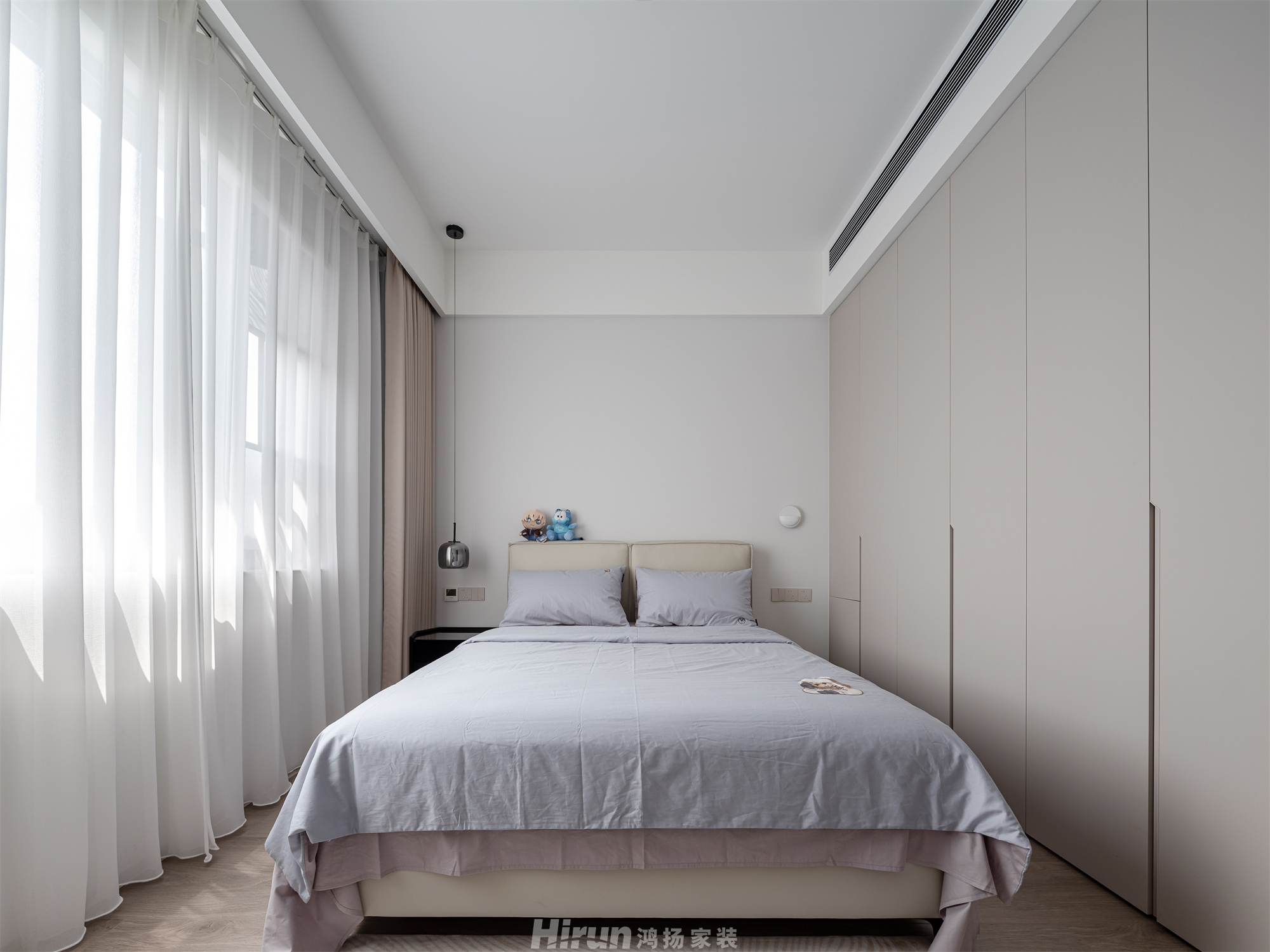 寶能公館140㎡雅致現(xiàn)代四居室 裝修案例實(shí)景圖-5