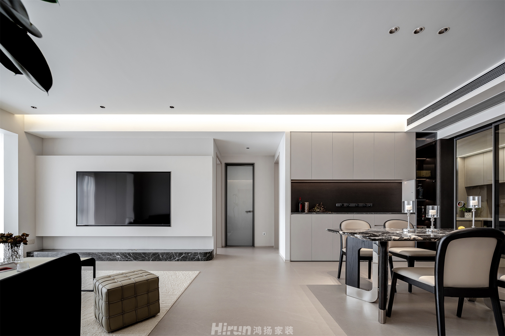 寶能公館140㎡雅致現(xiàn)代四居室 裝修案例實(shí)景圖-10