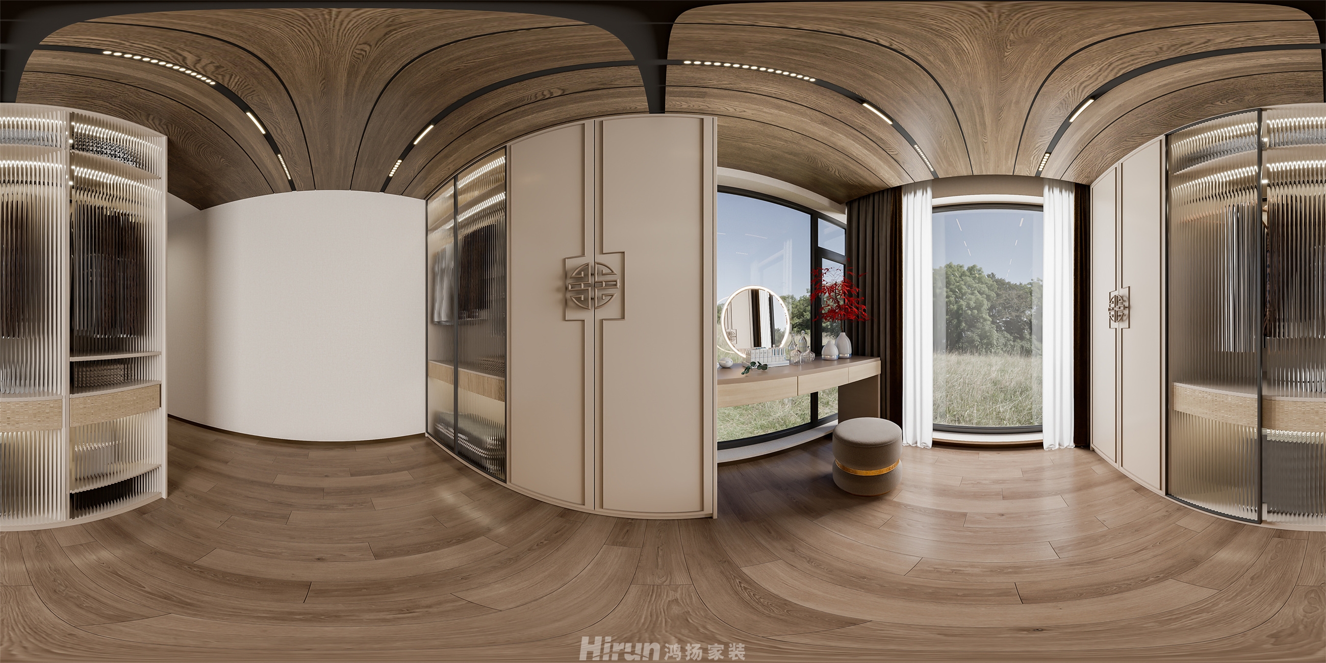 寶能公館220㎡復(fù)合寫意復(fù)式 裝修案例效果圖-6