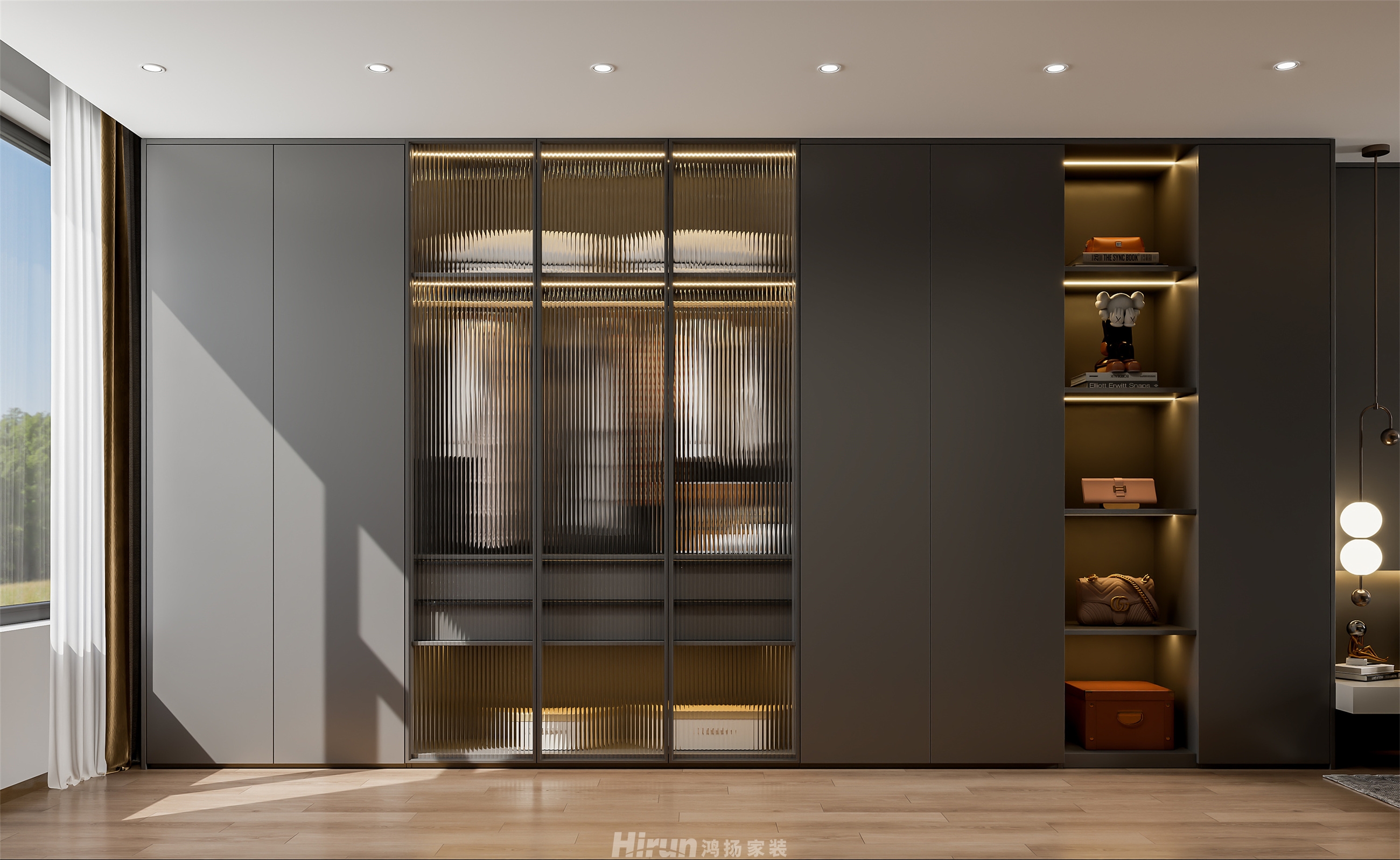 寶能公館220㎡復(fù)合寫意復(fù)式 裝修案例效果圖-7