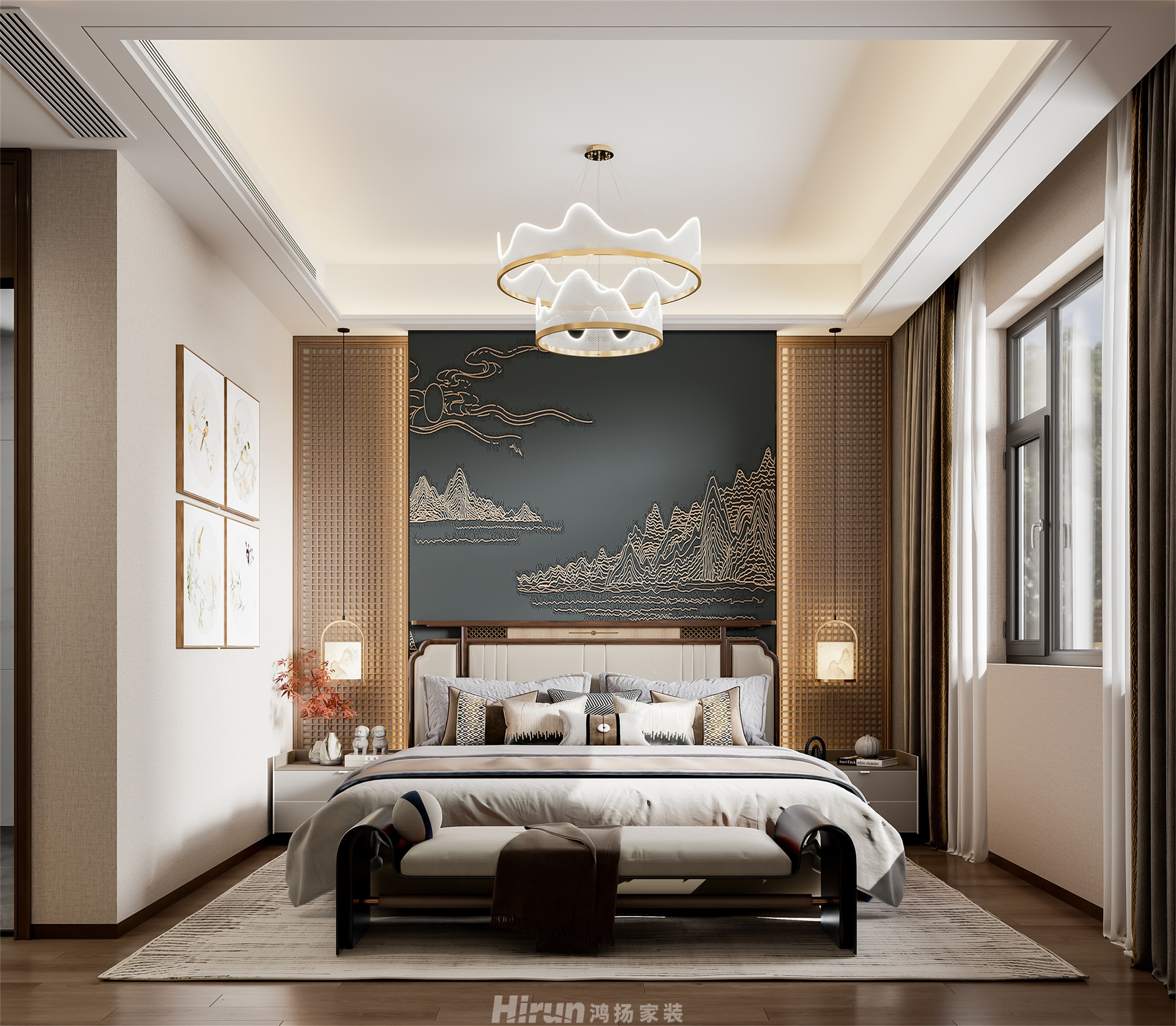 寶能公館220㎡復(fù)合寫意復(fù)式 裝修案例效果圖-11