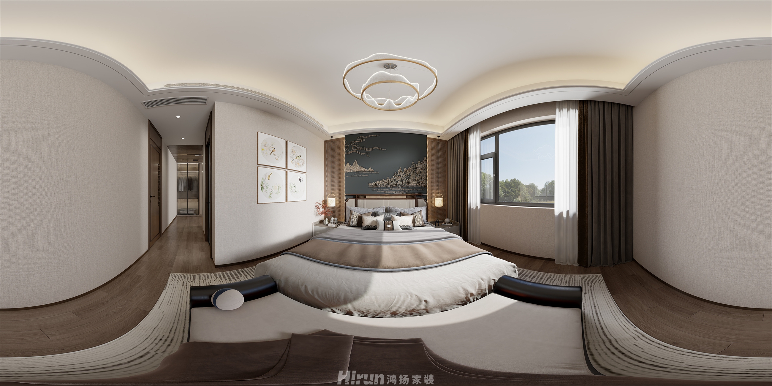 寶能公館220㎡復(fù)合寫意復(fù)式 裝修案例效果圖-5