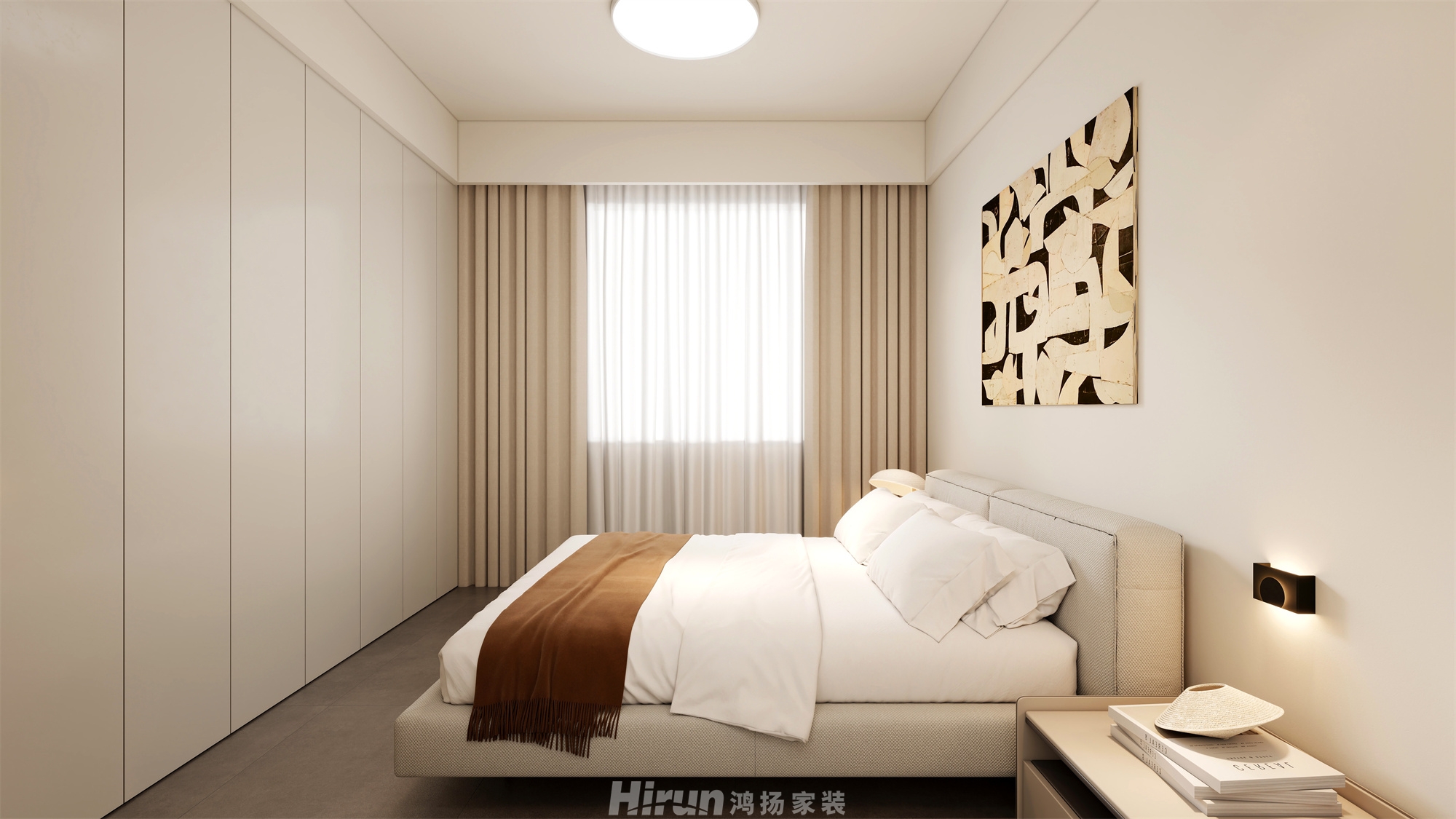 湘府和園218㎡雅致現(xiàn)代大平層 裝修案例效果圖-2