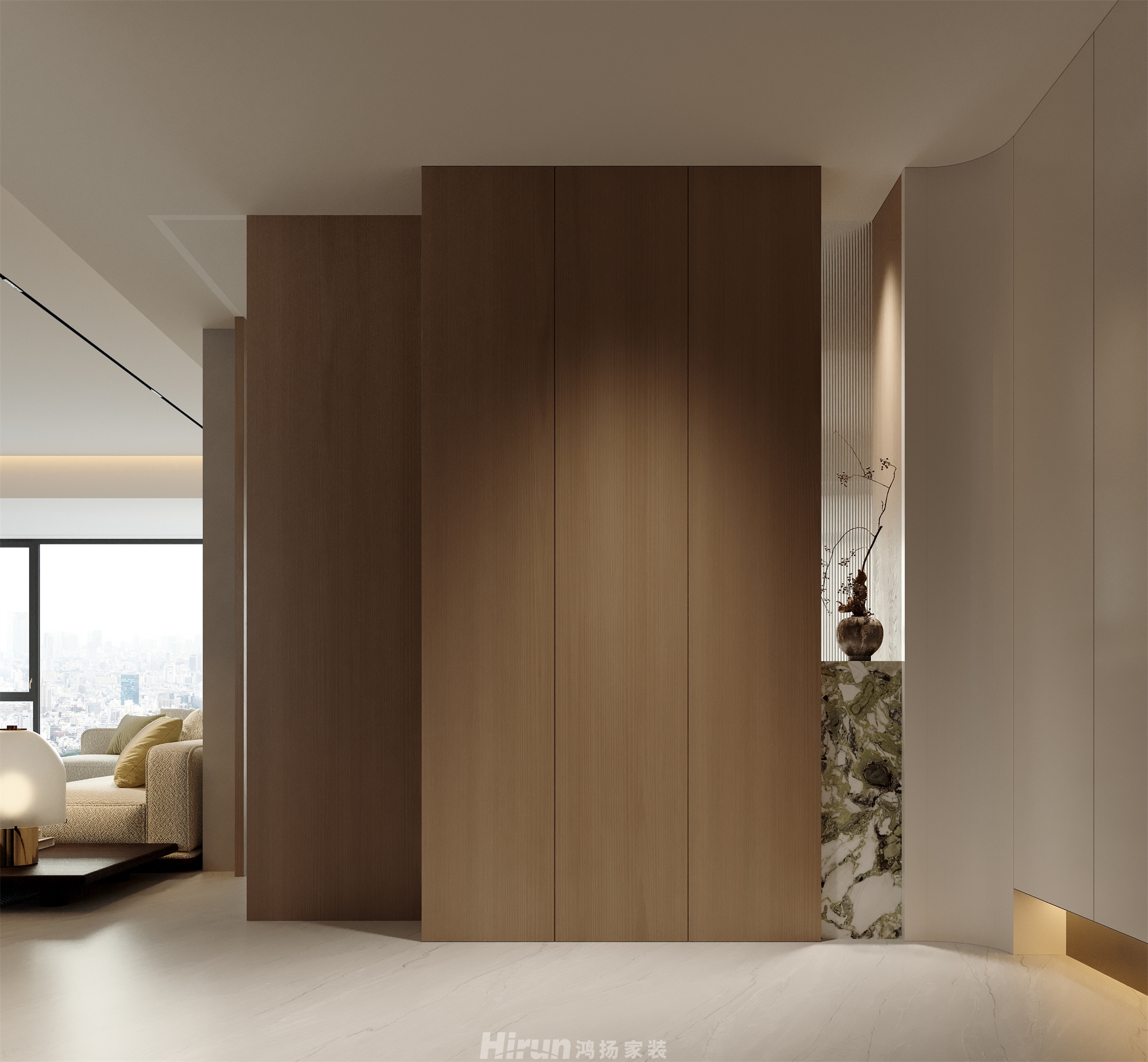 湘府和園218㎡雅致現(xiàn)代大平層 裝修案例效果圖-13