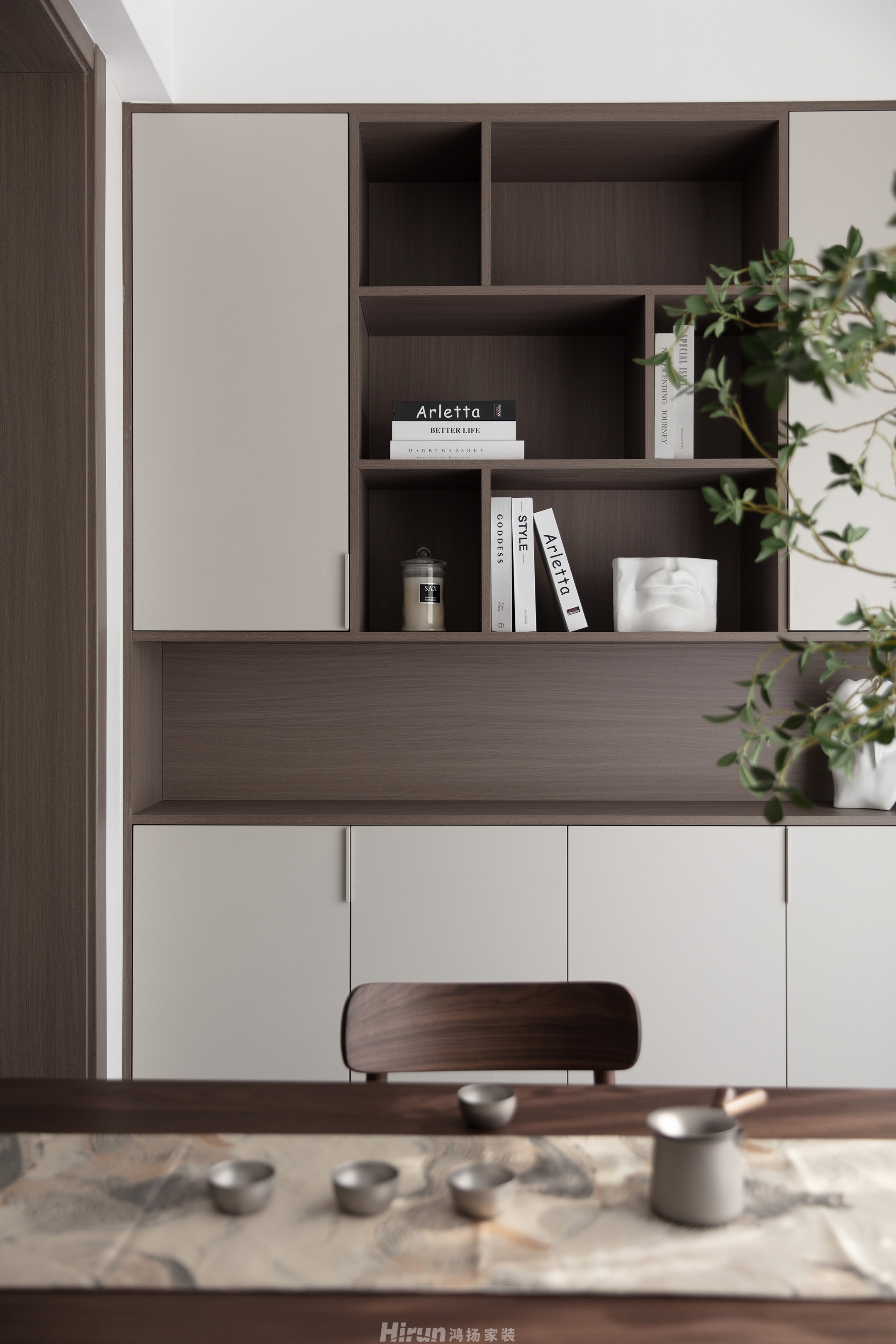 星昇公館下疊實景雅致現代疊墅 裝修案例實景圖-8書房