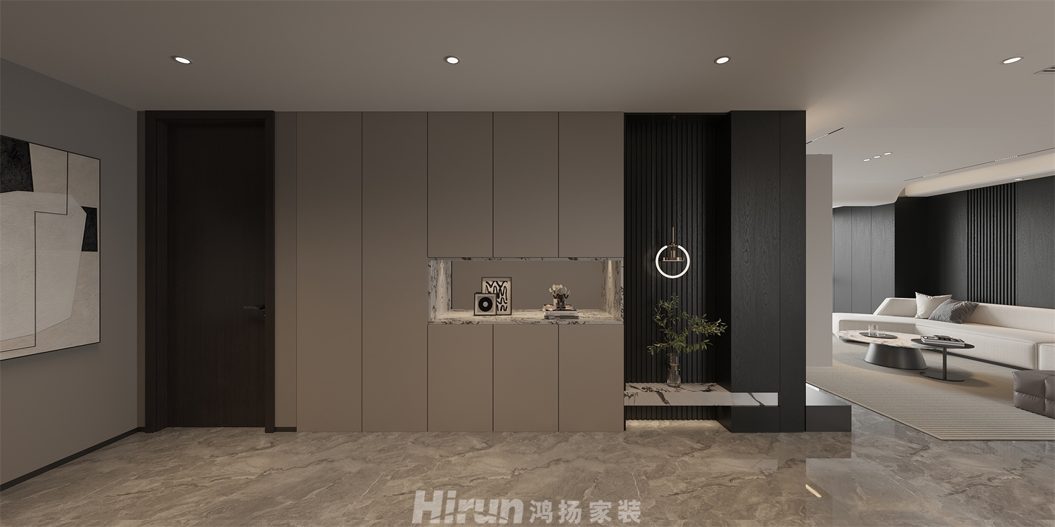 濱江府180㎡雅致現(xiàn)代大平層 裝修案例效果圖-2