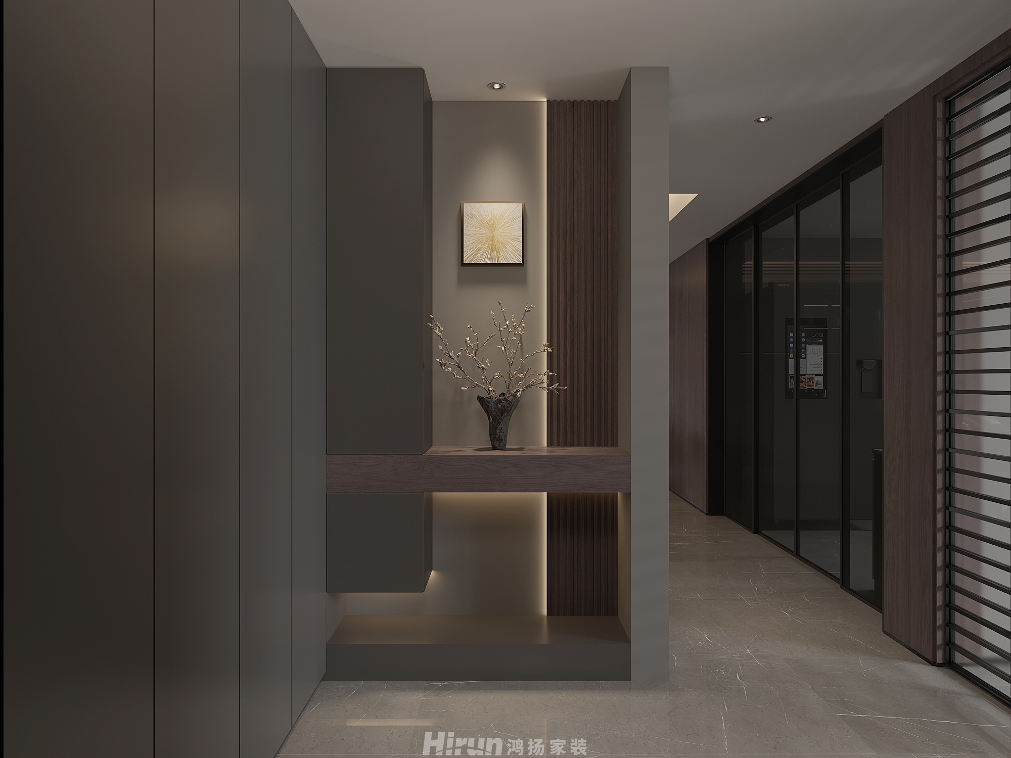 桂語雲峯245㎡雅致現代大平層 裝修案例效果圖-6