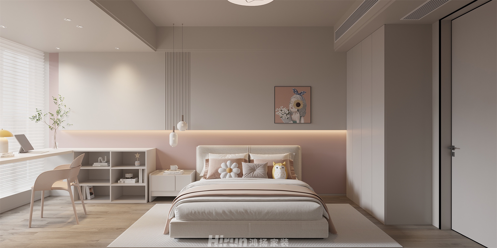 桂語雲峯245㎡雅致現代大平層 裝修案例效果圖-1