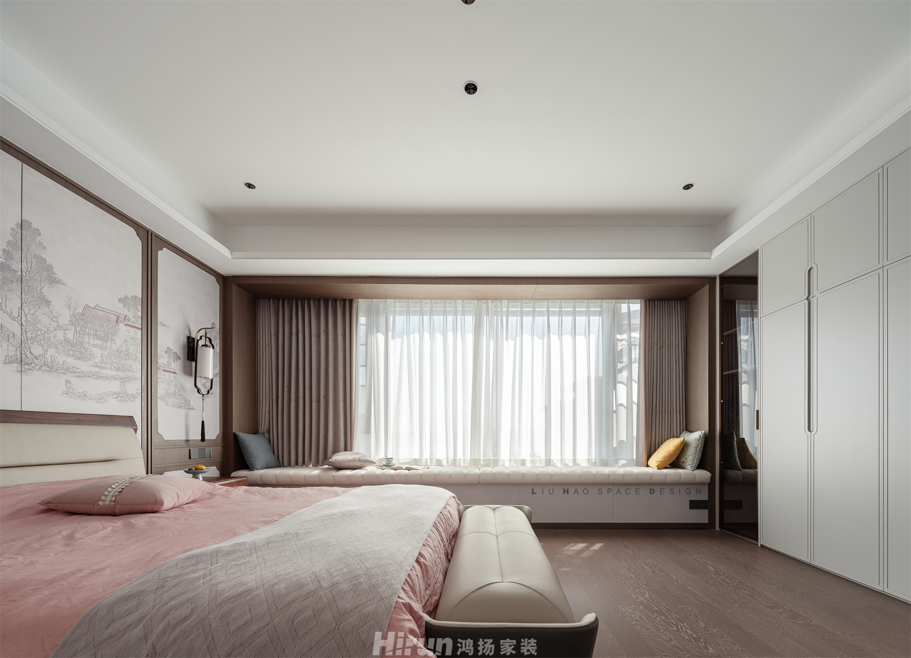 時(shí)代·建發(fā)和著210㎡復(fù)合寫(xiě)意大平層 裝修案例實(shí)景圖-5