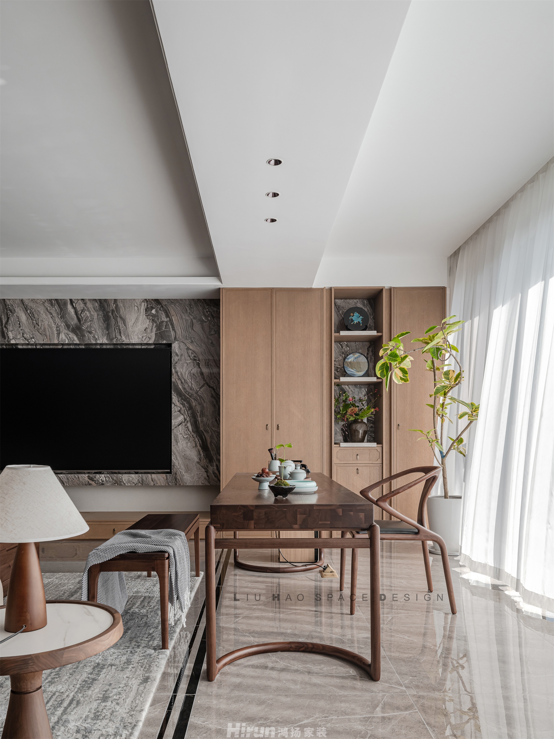 時(shí)代·建發(fā)和著210㎡復(fù)合寫(xiě)意大平層 裝修案例實(shí)景圖-16