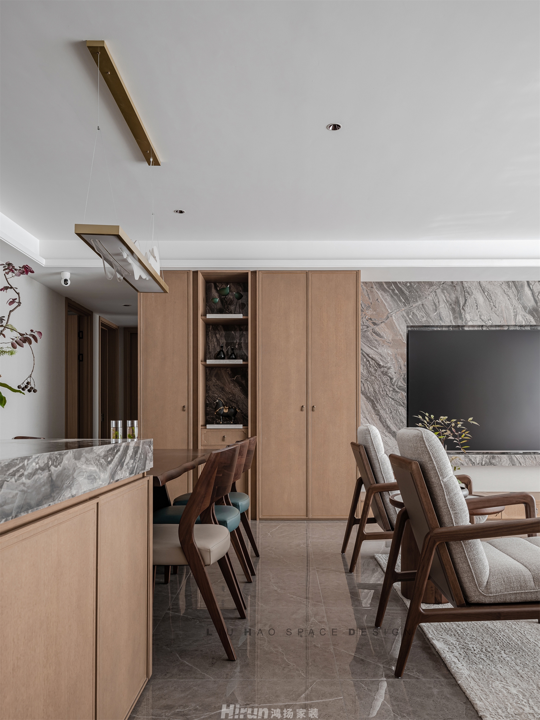 時(shí)代·建發(fā)和著210㎡復(fù)合寫(xiě)意大平層 裝修案例實(shí)景圖-15