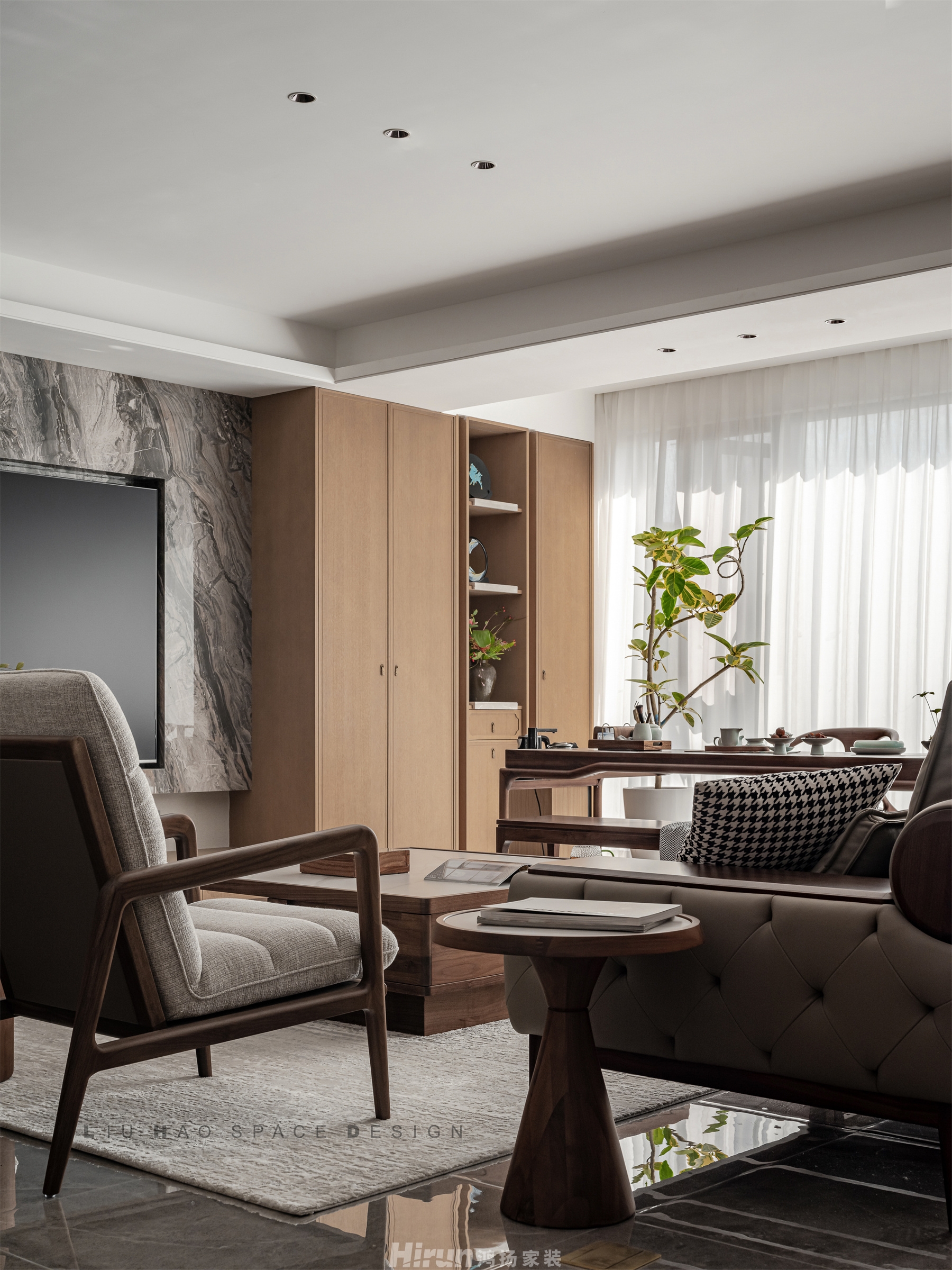 時(shí)代·建發(fā)和著210㎡復(fù)合寫(xiě)意大平層 裝修案例實(shí)景圖-17