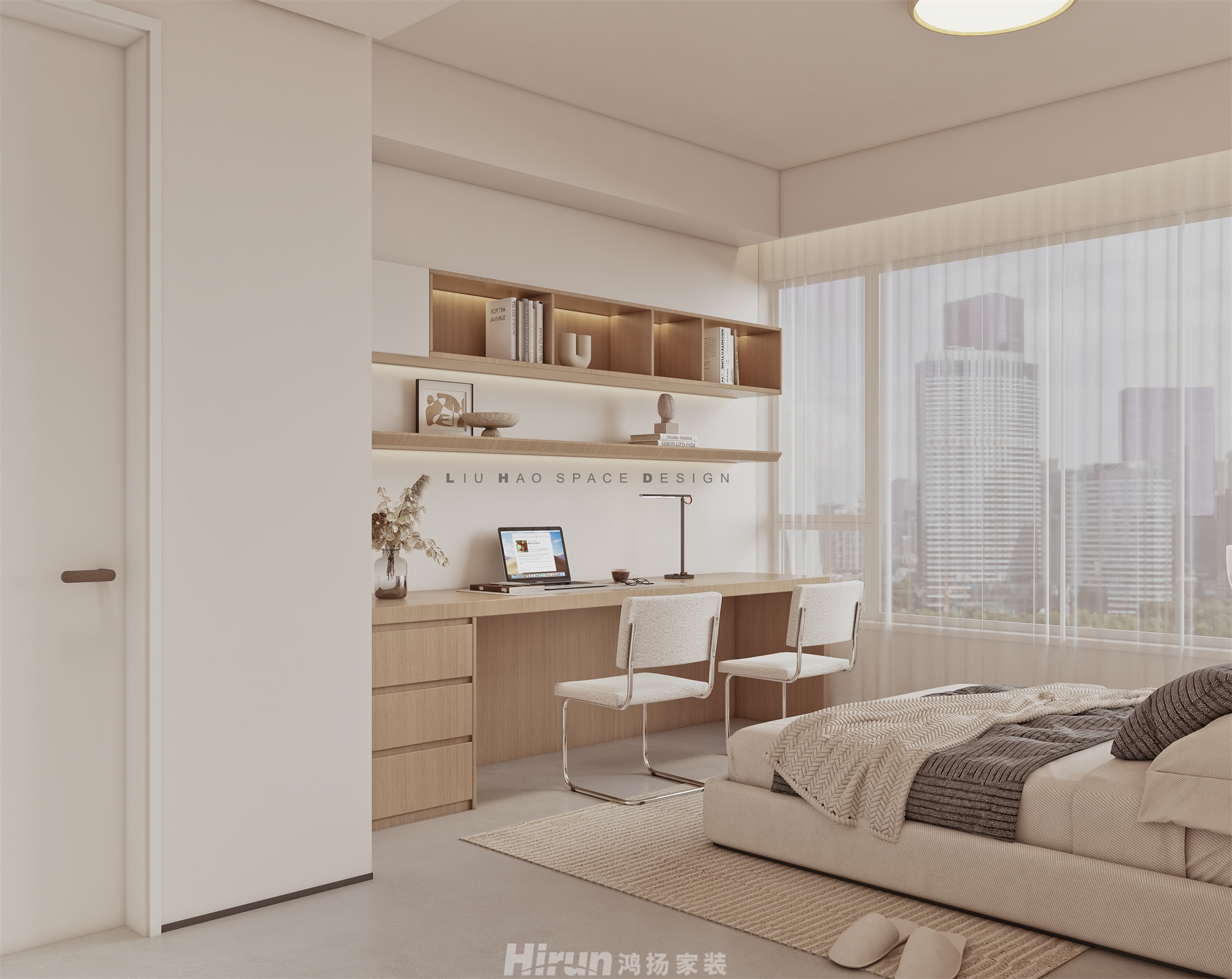 長沙檀府190㎡北歐之光大平層 裝修案例效果圖-5