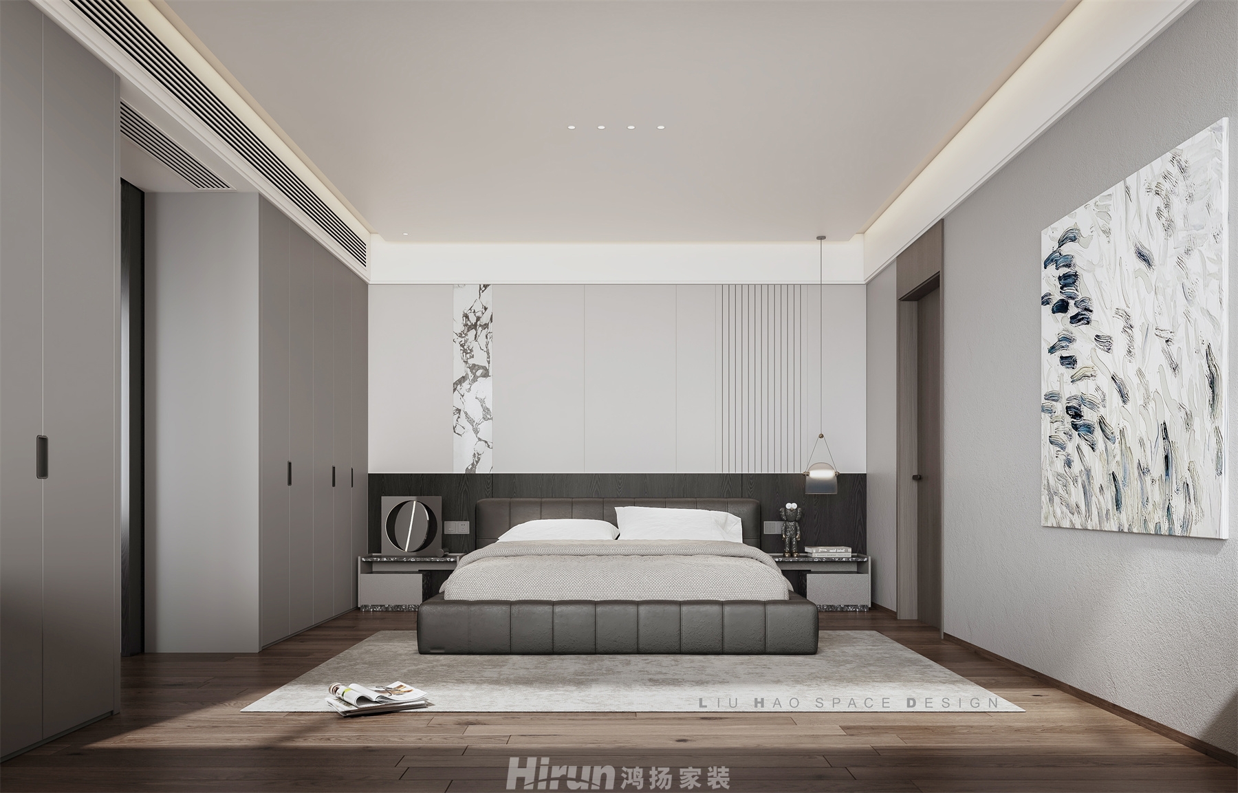 中欣·楚天御府272㎡雅致現(xiàn)代大平層 裝修案例效果圖-3