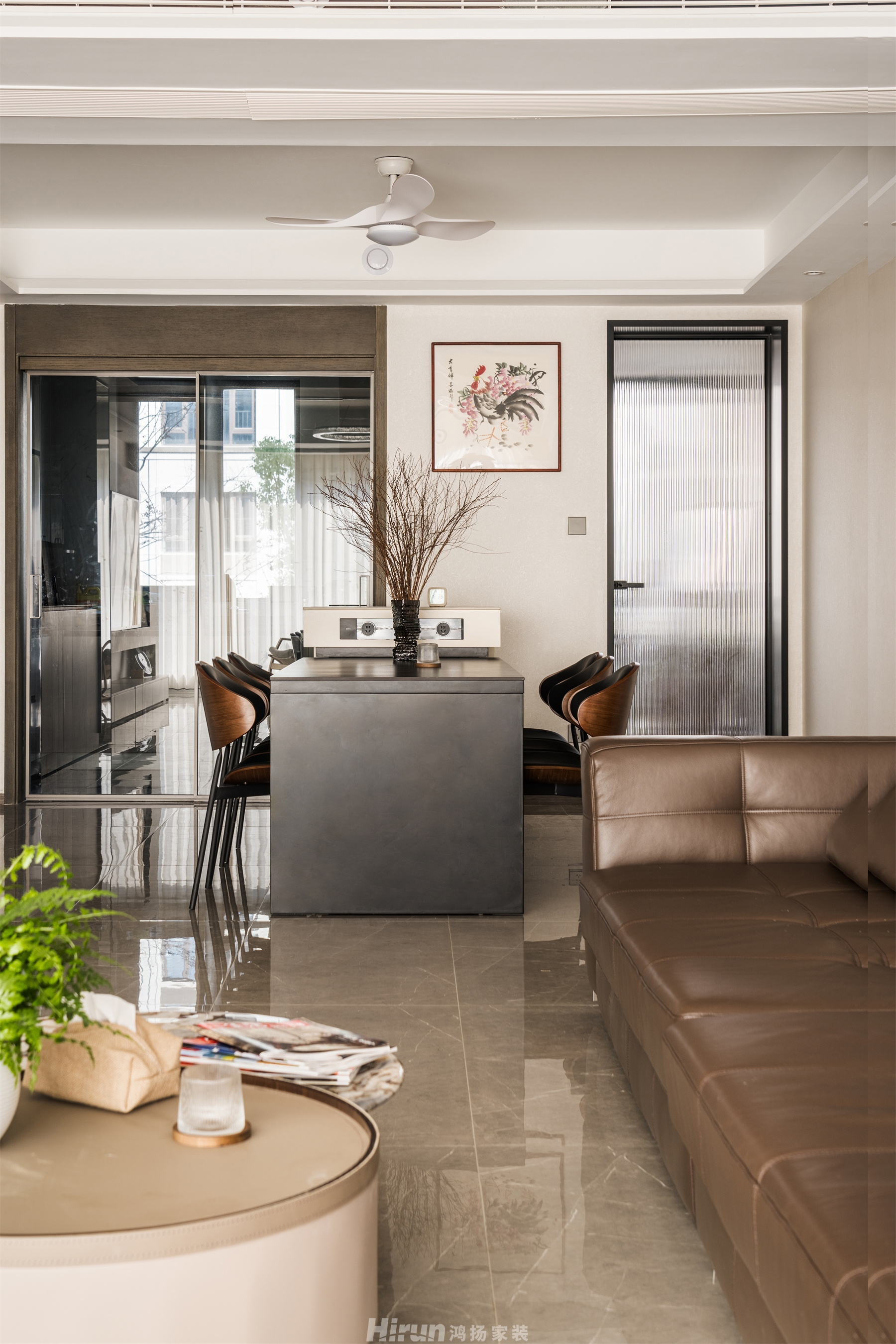 龍湖江與城168㎡雅致現(xiàn)代四居室 裝修案例實景圖-12