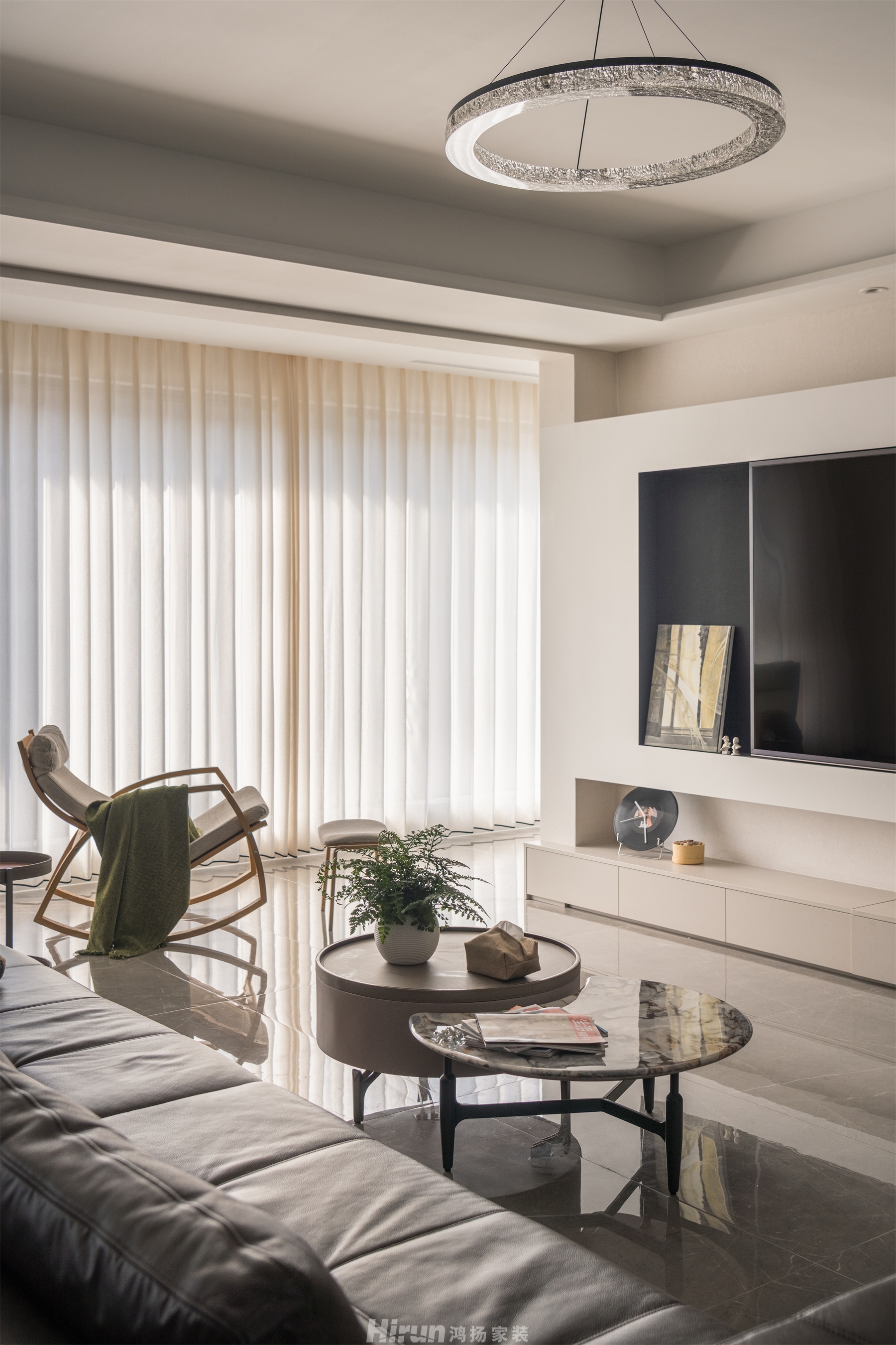 龍湖江與城168㎡雅致現(xiàn)代四居室 裝修案例實景圖-15