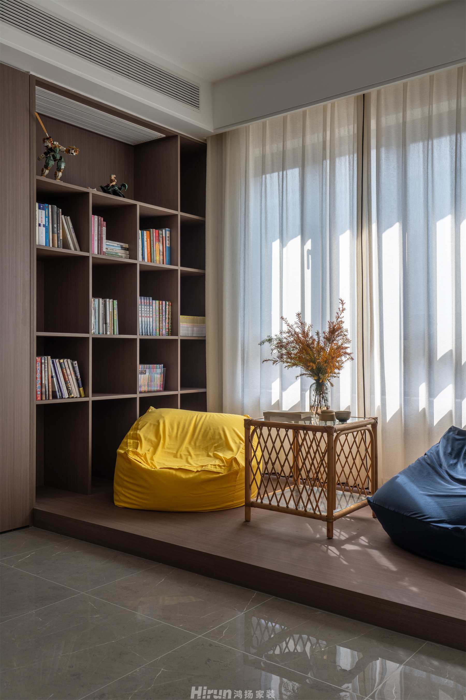 龍湖江與城168㎡雅致現(xiàn)代四居室 裝修案例實景圖-16