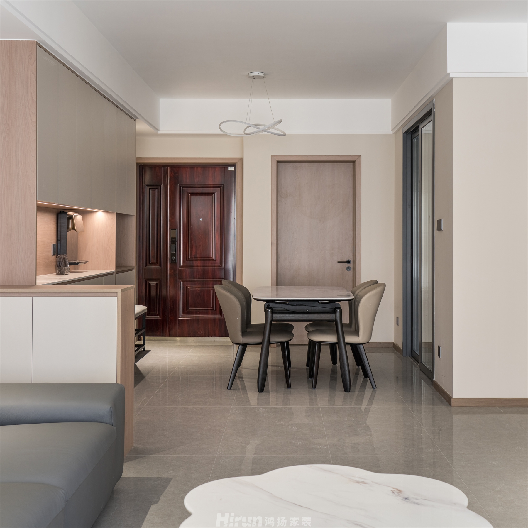 東璽臺119㎡雅致現代四居室 裝修案例實景圖-6