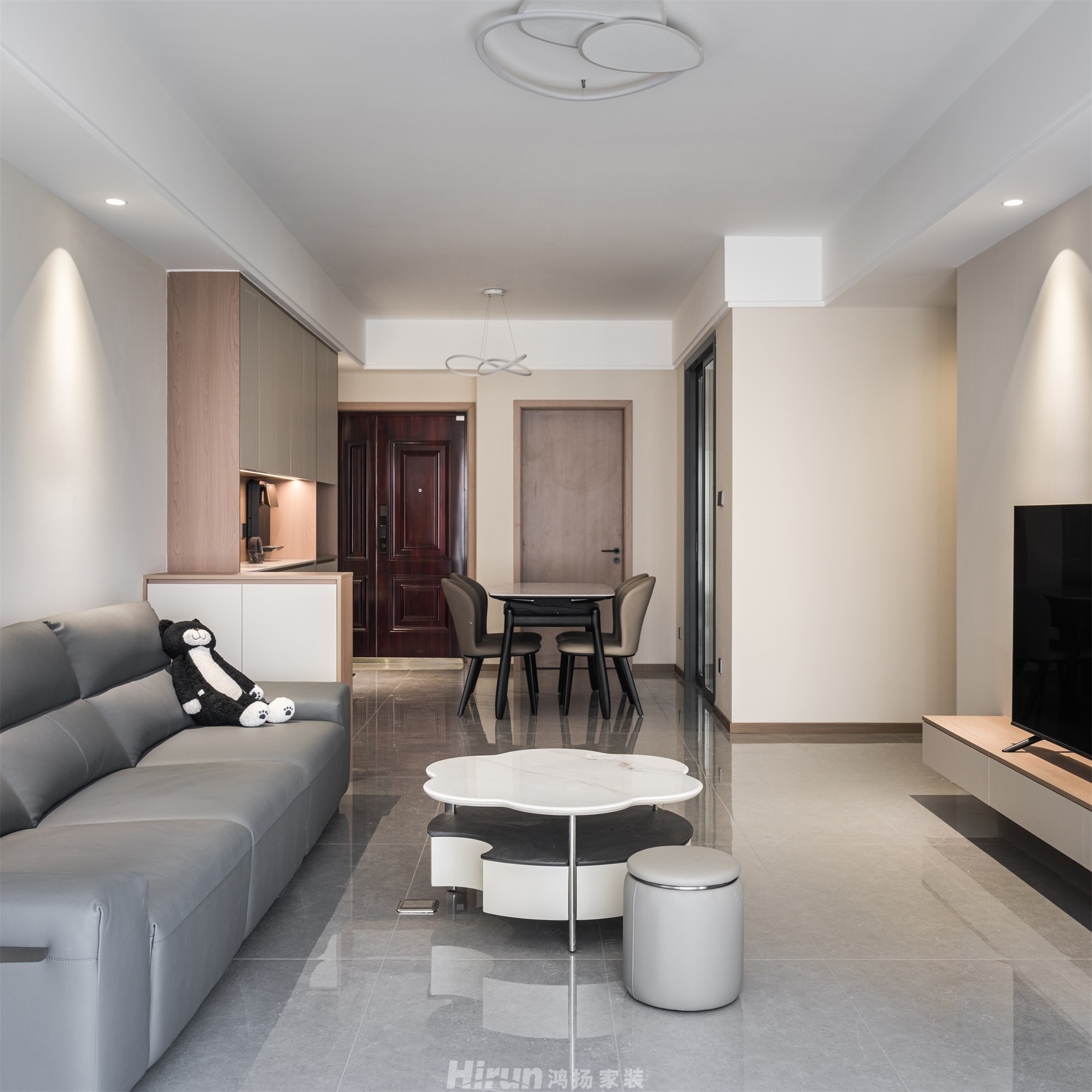 東璽臺119㎡雅致現代四居室 裝修案例實景圖-7