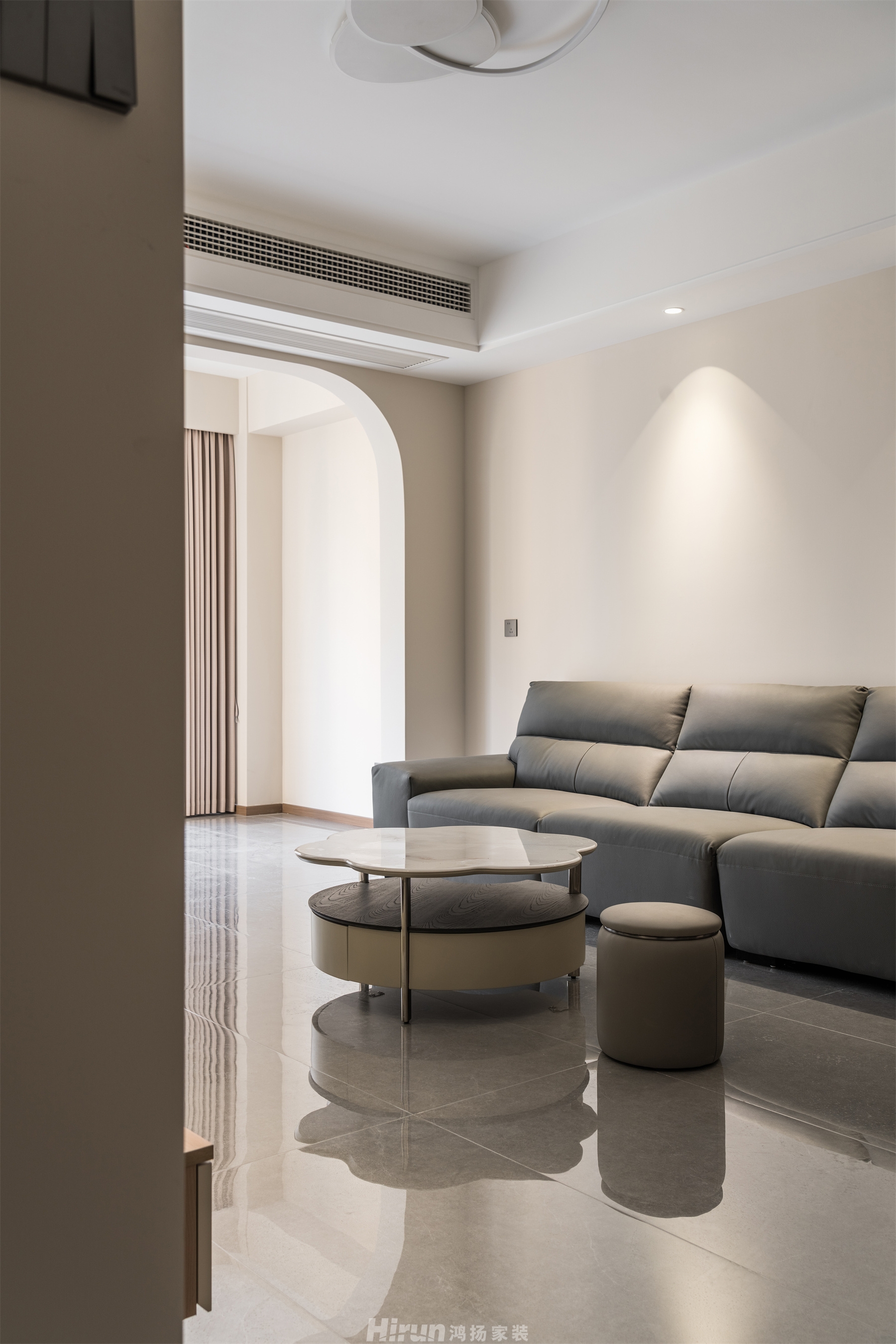 東璽臺119㎡雅致現代四居室 裝修案例實景圖-12