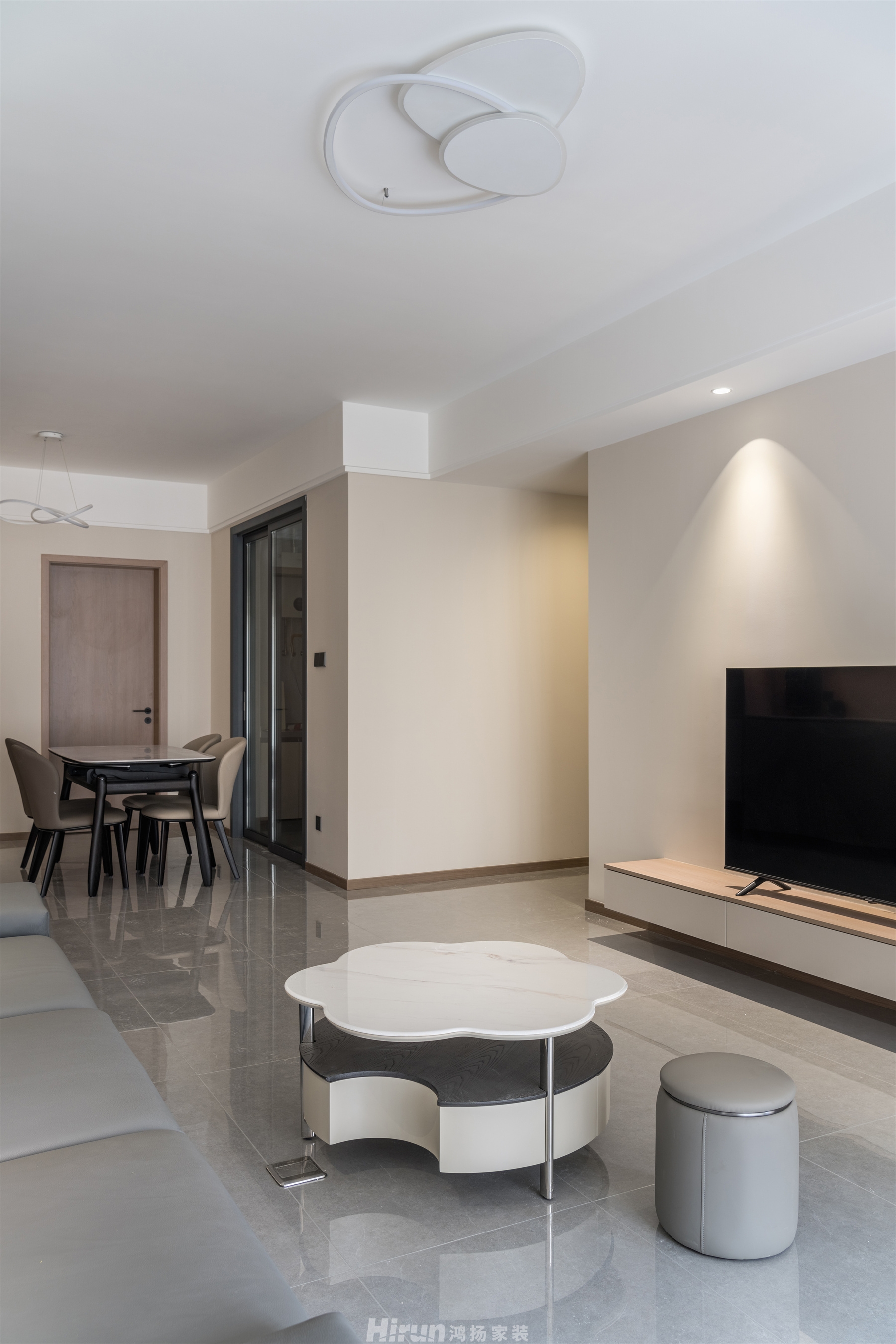 東璽臺119㎡雅致現代四居室 裝修案例實景圖-14