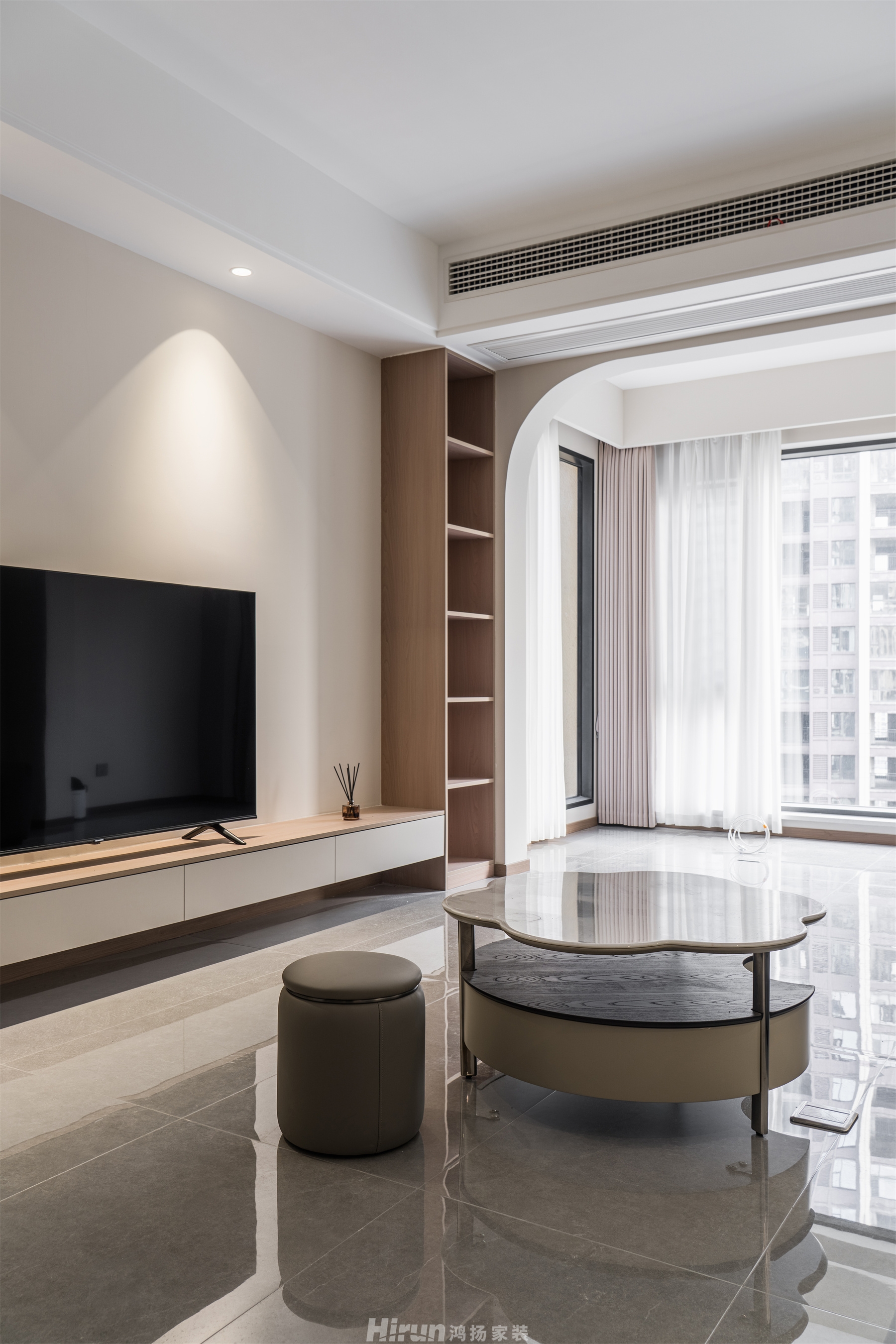 東璽臺119㎡雅致現代四居室 裝修案例實景圖-11