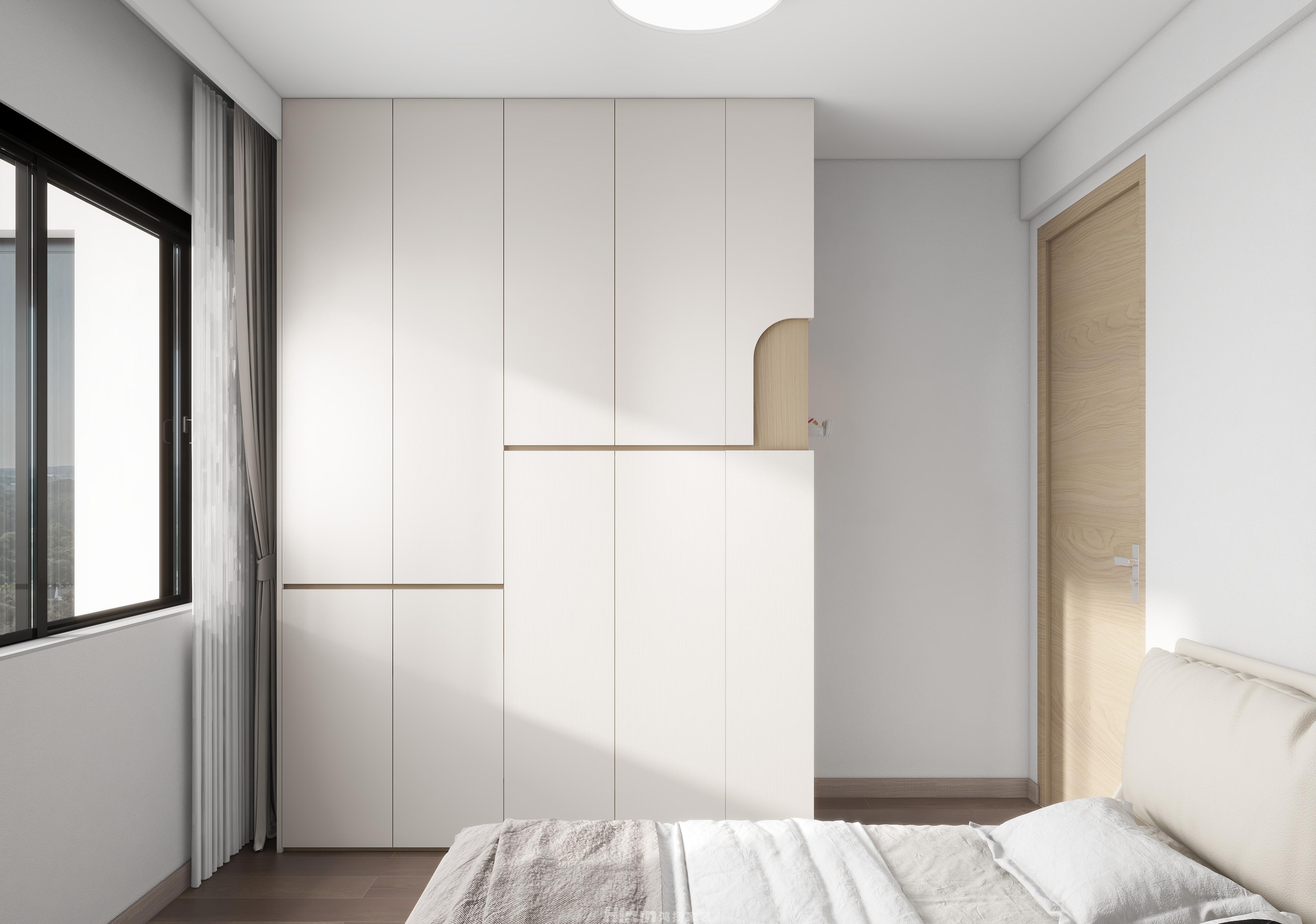 保利天匯115㎡雅致現代三居室 裝修案例效果圖-6