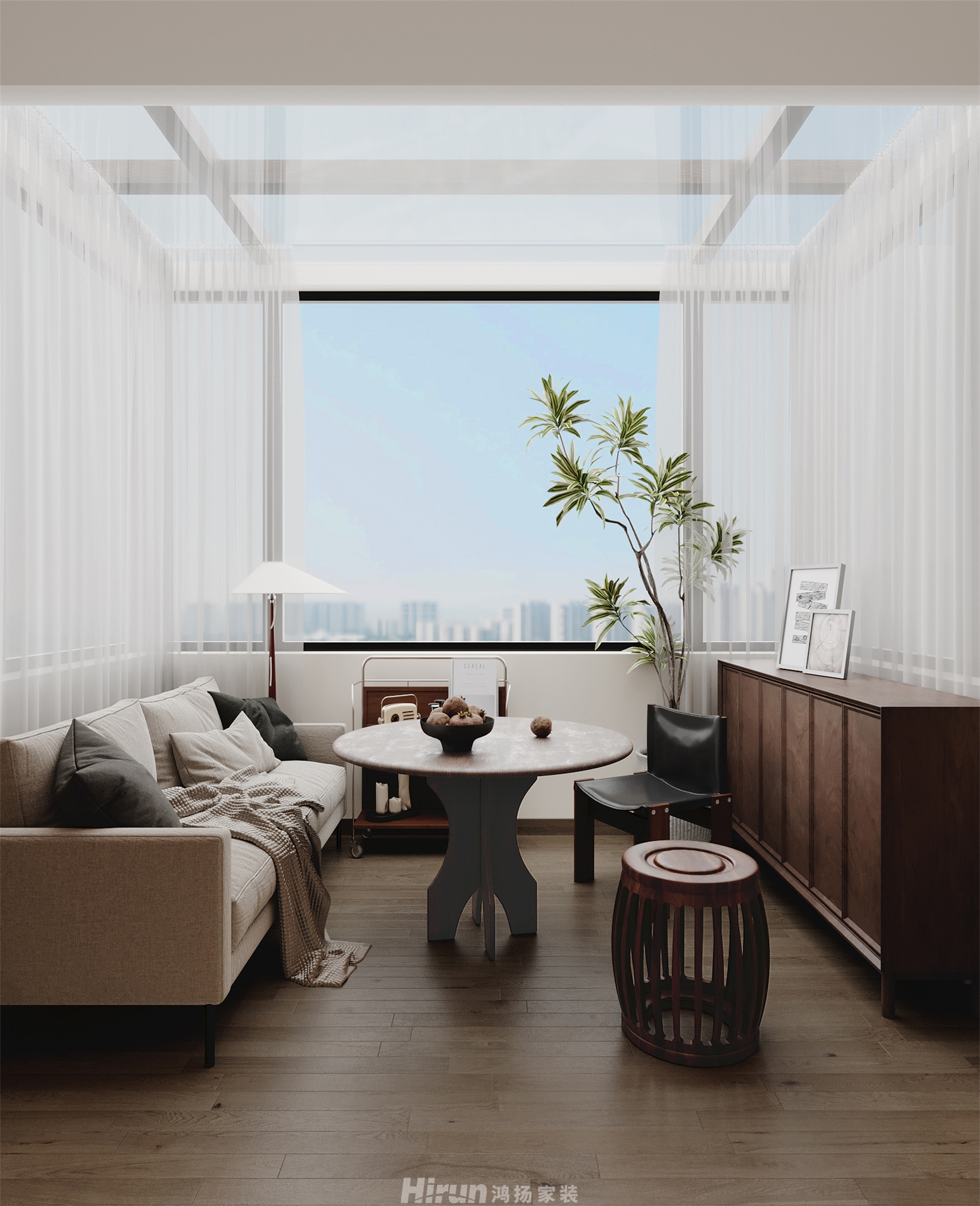 保利300㎡復(fù)古風(fēng)潮別墅 裝修案例效果圖-14