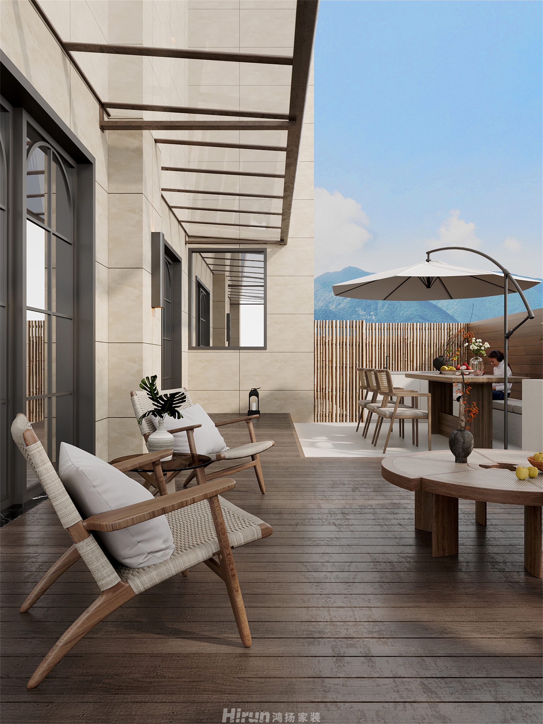 保利300㎡復(fù)古風(fēng)潮別墅 裝修案例效果圖-19