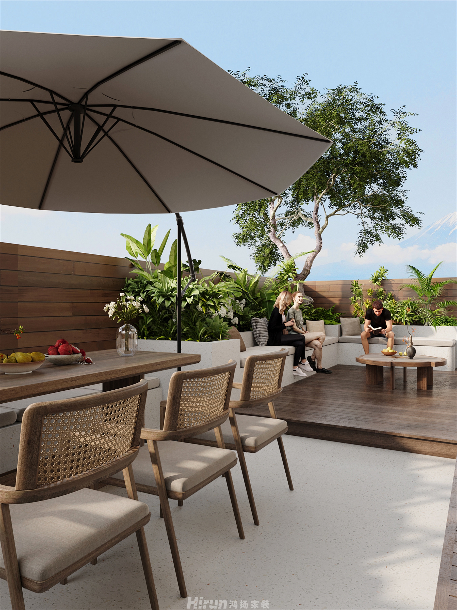 保利300㎡復(fù)古風(fēng)潮別墅 裝修案例效果圖-23