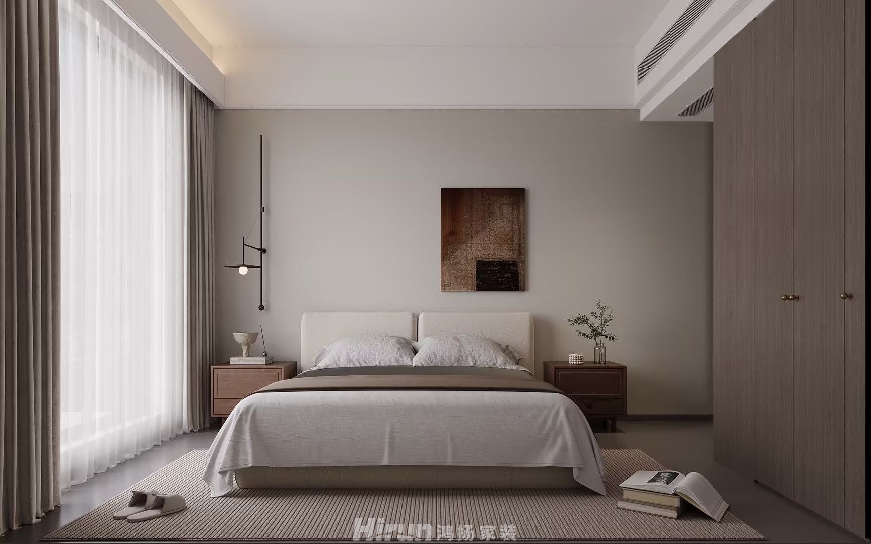 匯景甲叁號院270㎡雅致現(xiàn)代大平層 裝修案例效果圖-8