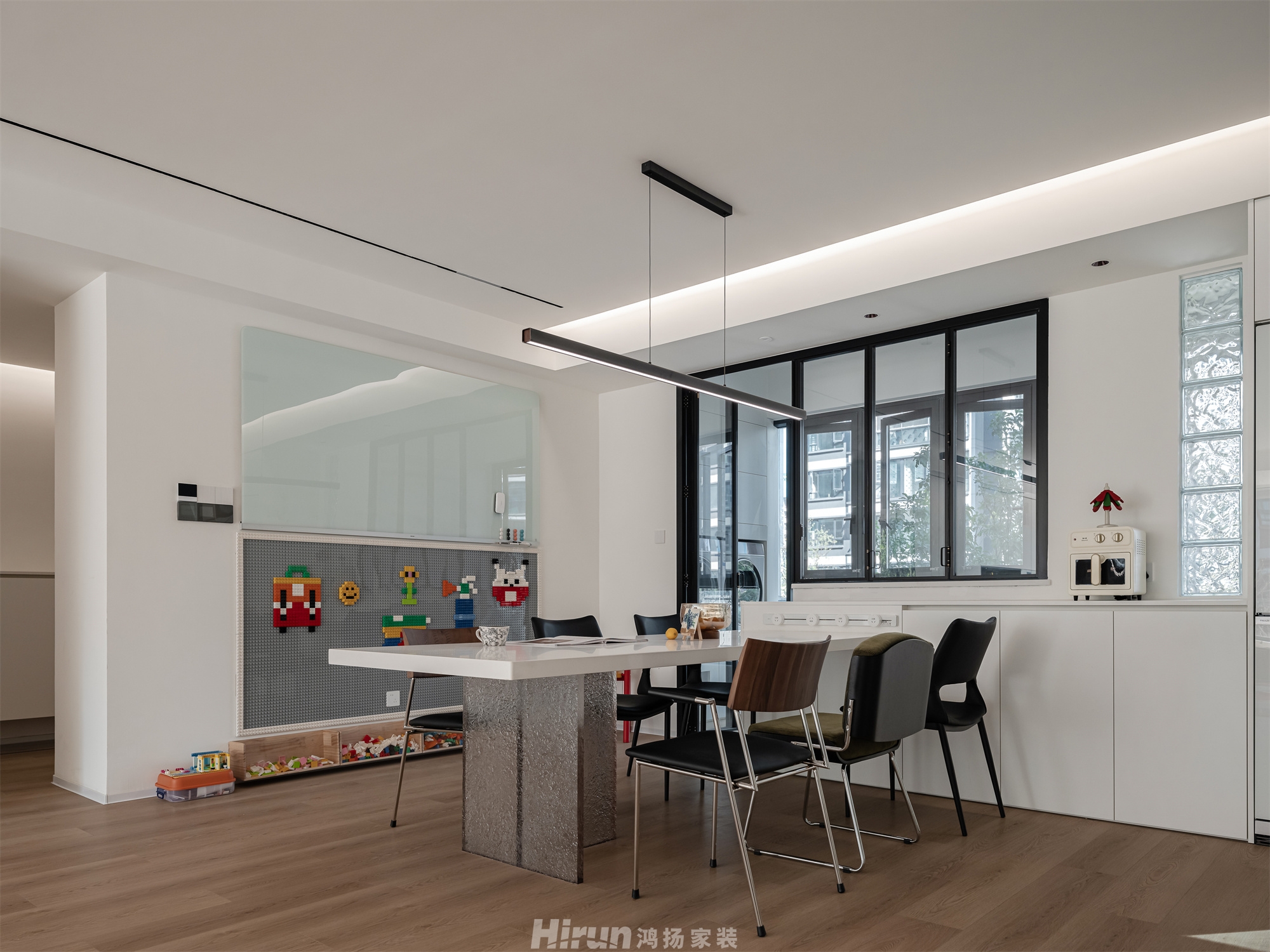 美的云樾190㎡雅致現代大平層 裝修案例實景圖-4