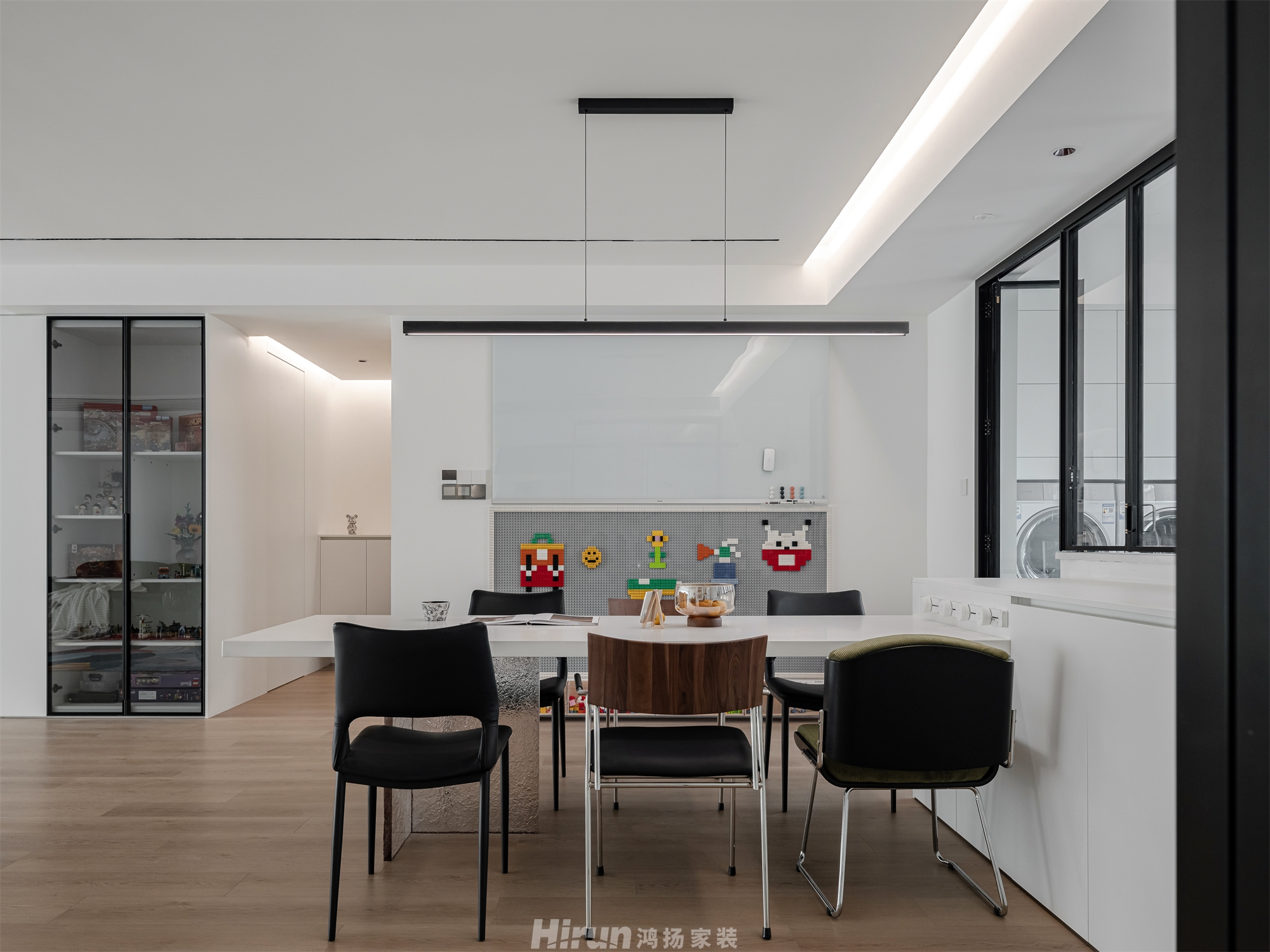 美的云樾190㎡雅致現代大平層 裝修案例實景圖-3