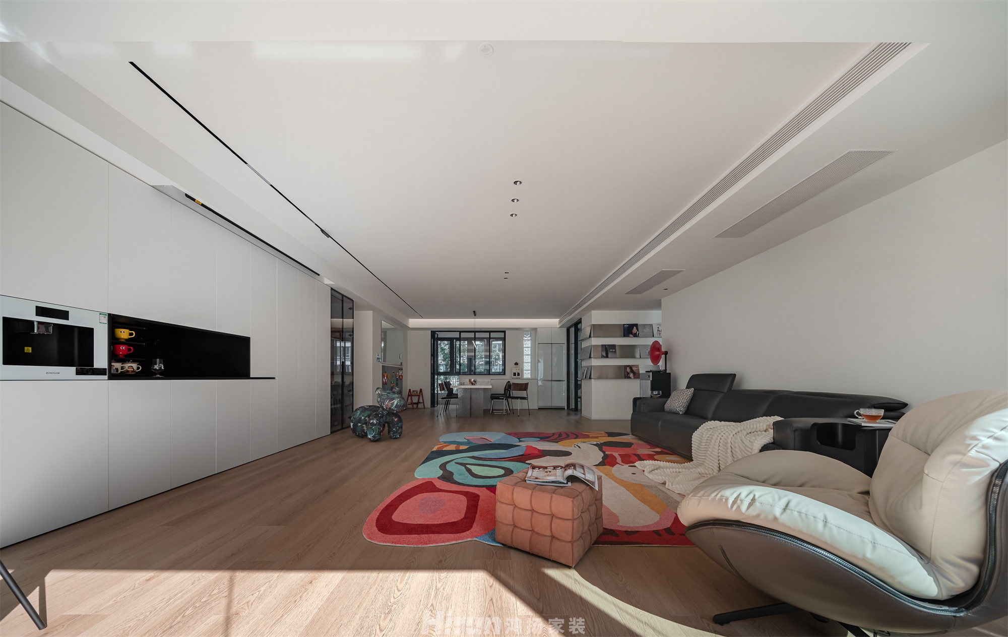 美的云樾190㎡雅致現代大平層 裝修案例實景圖-3