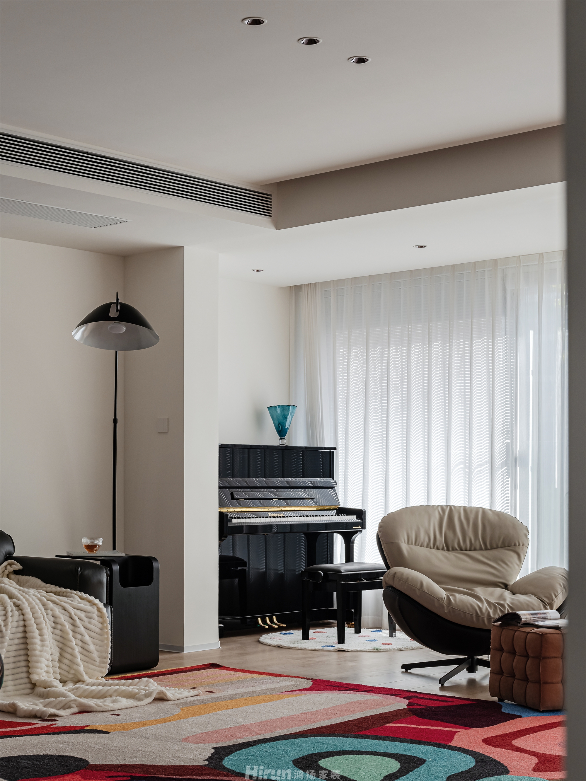 美的云樾190㎡雅致現代大平層 裝修案例實景圖-16