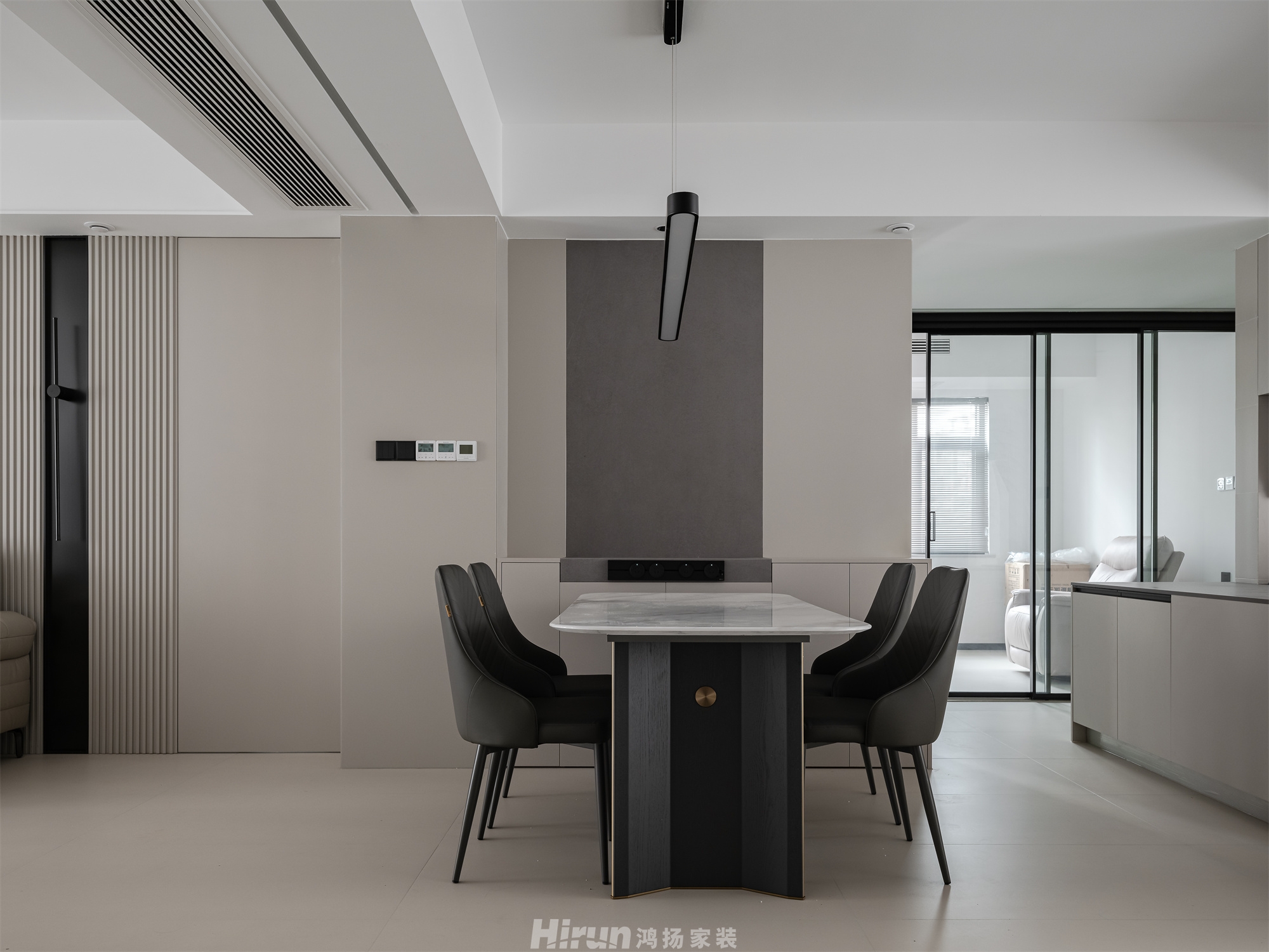 經澤星都130㎡雅致現代三居室 裝修案例實景圖-8