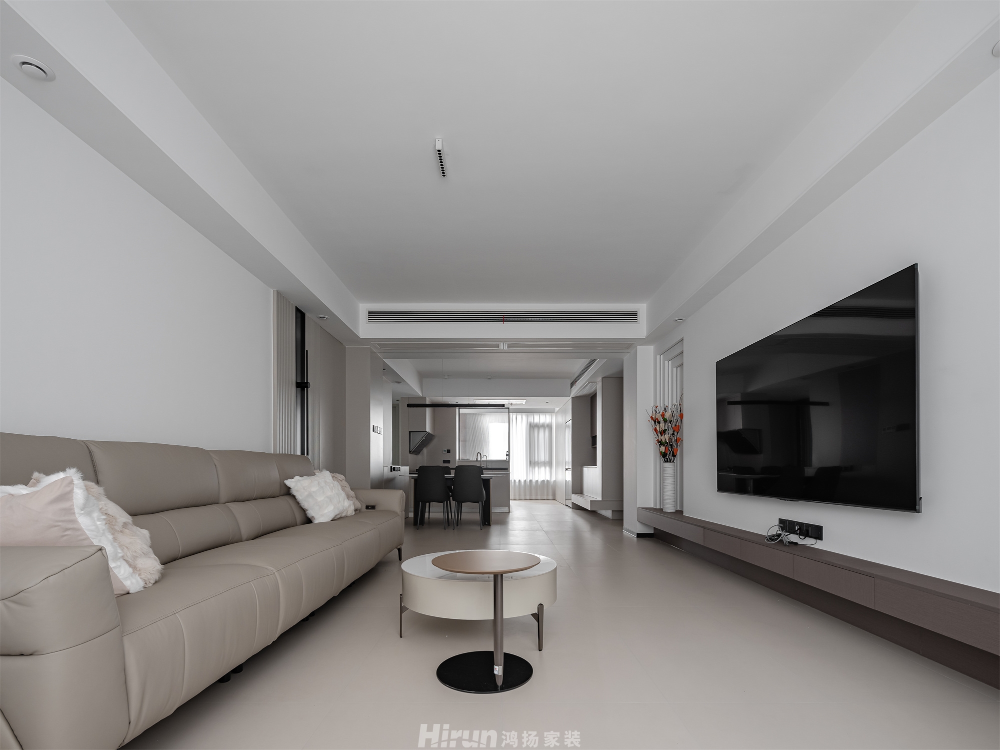 經澤星都130㎡雅致現代三居室 裝修案例實景圖-5