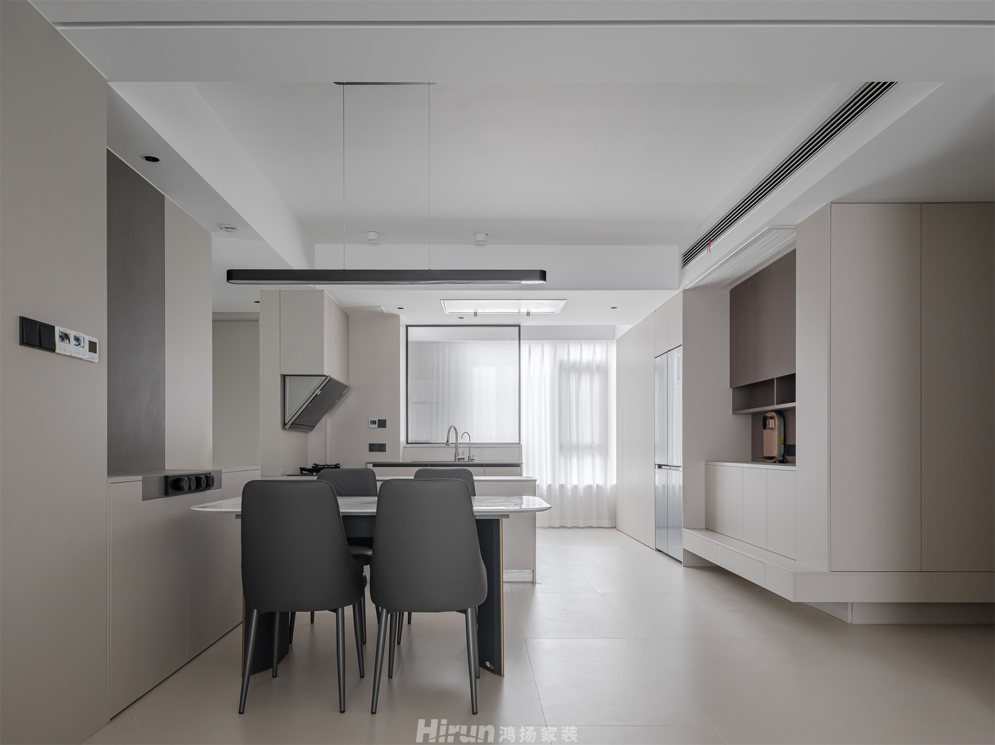 經澤星都130㎡雅致現代三居室 裝修案例實景圖-10