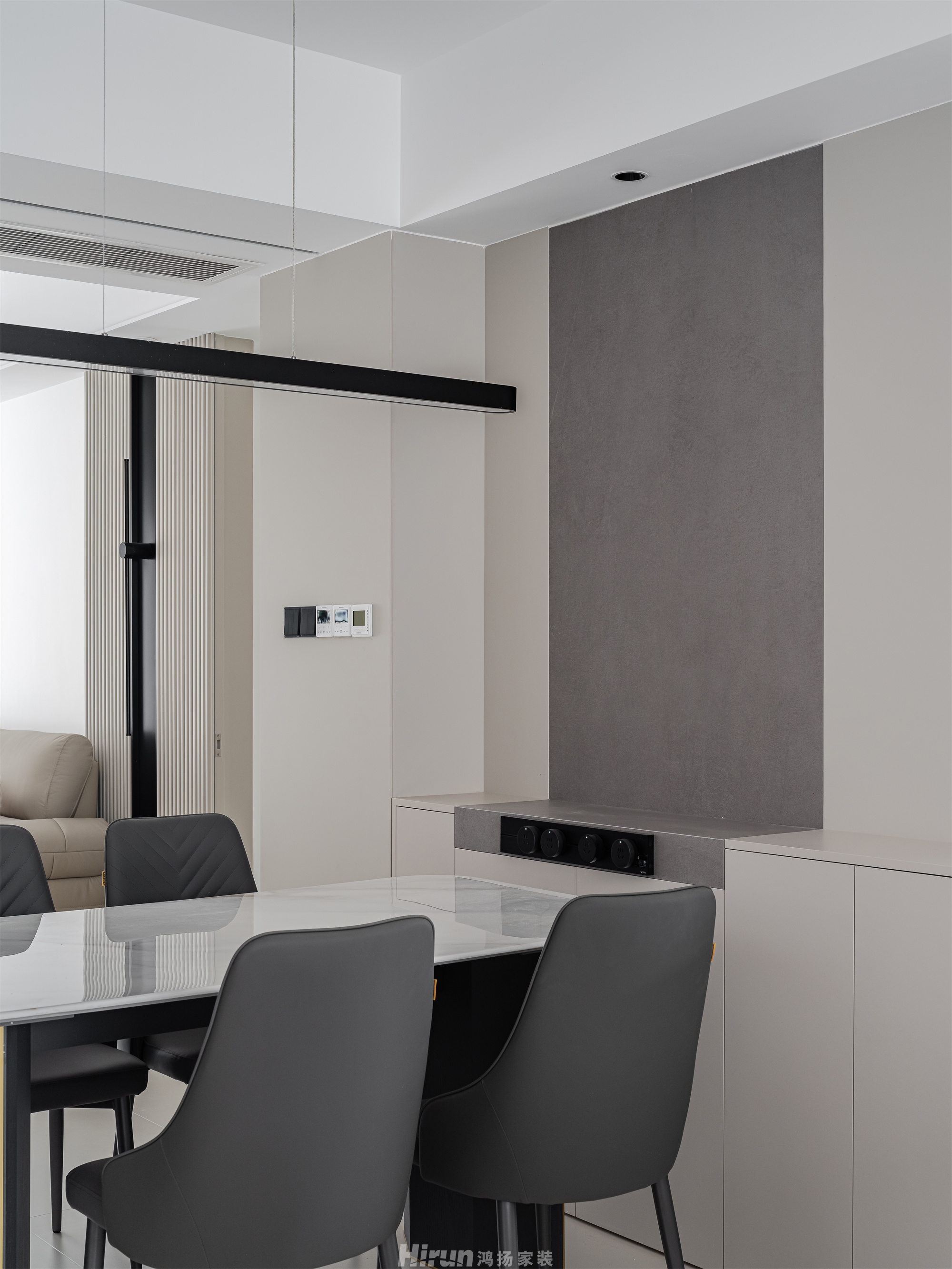 經澤星都130㎡雅致現代三居室 裝修案例實景圖-14