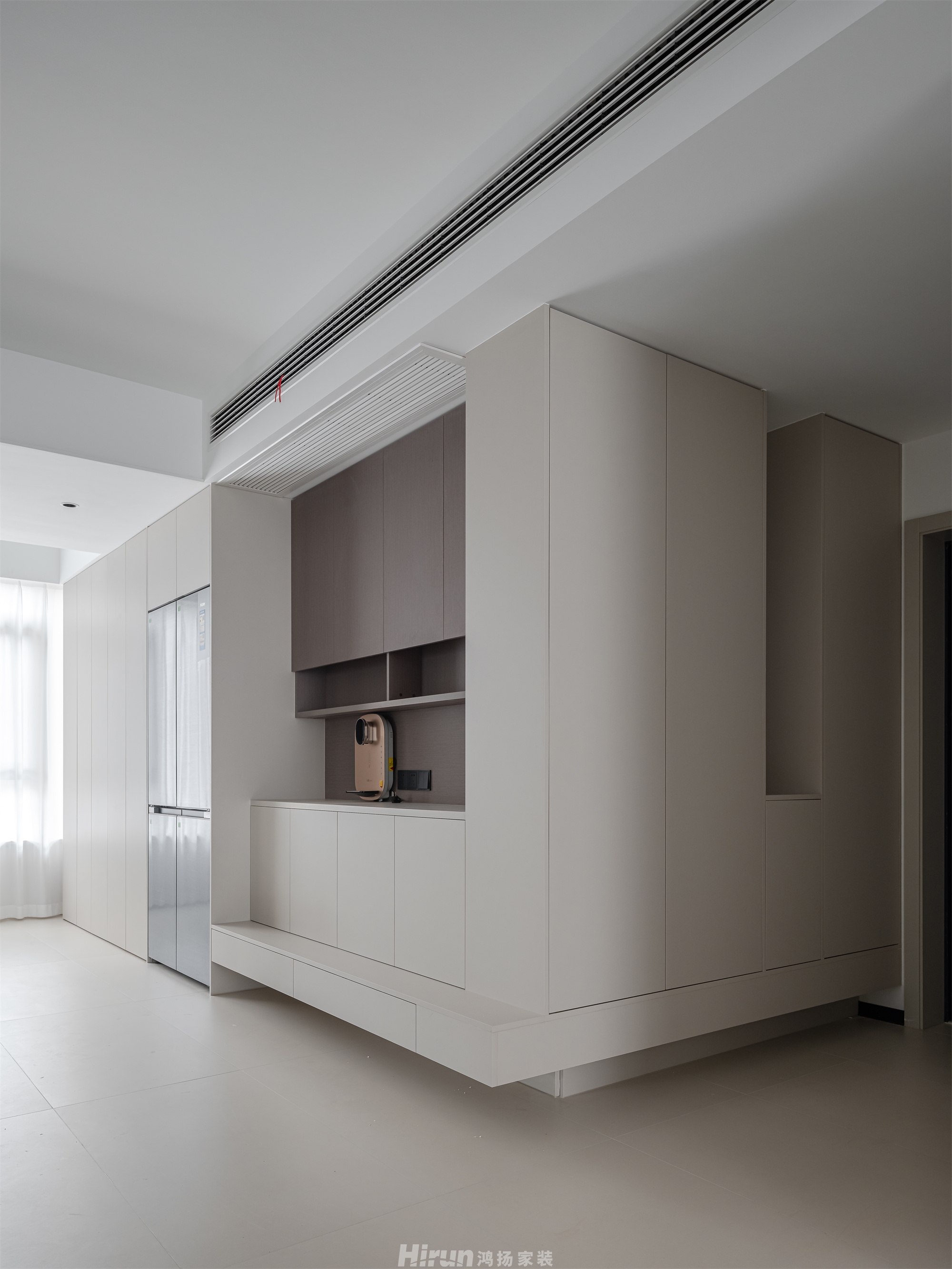 經澤星都130㎡雅致現代三居室 裝修案例實景圖-12