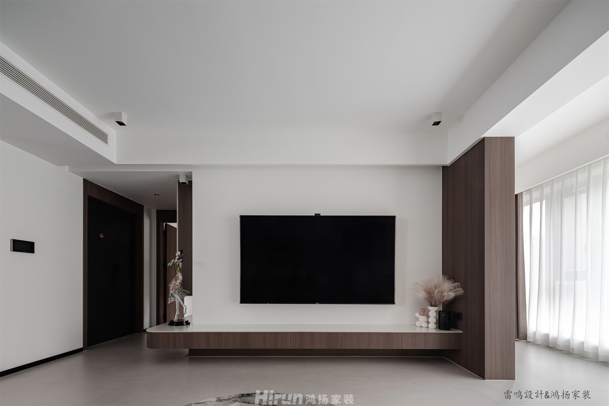 蓉國新賦170㎡雅致現代四居室 裝修案例實景圖-1